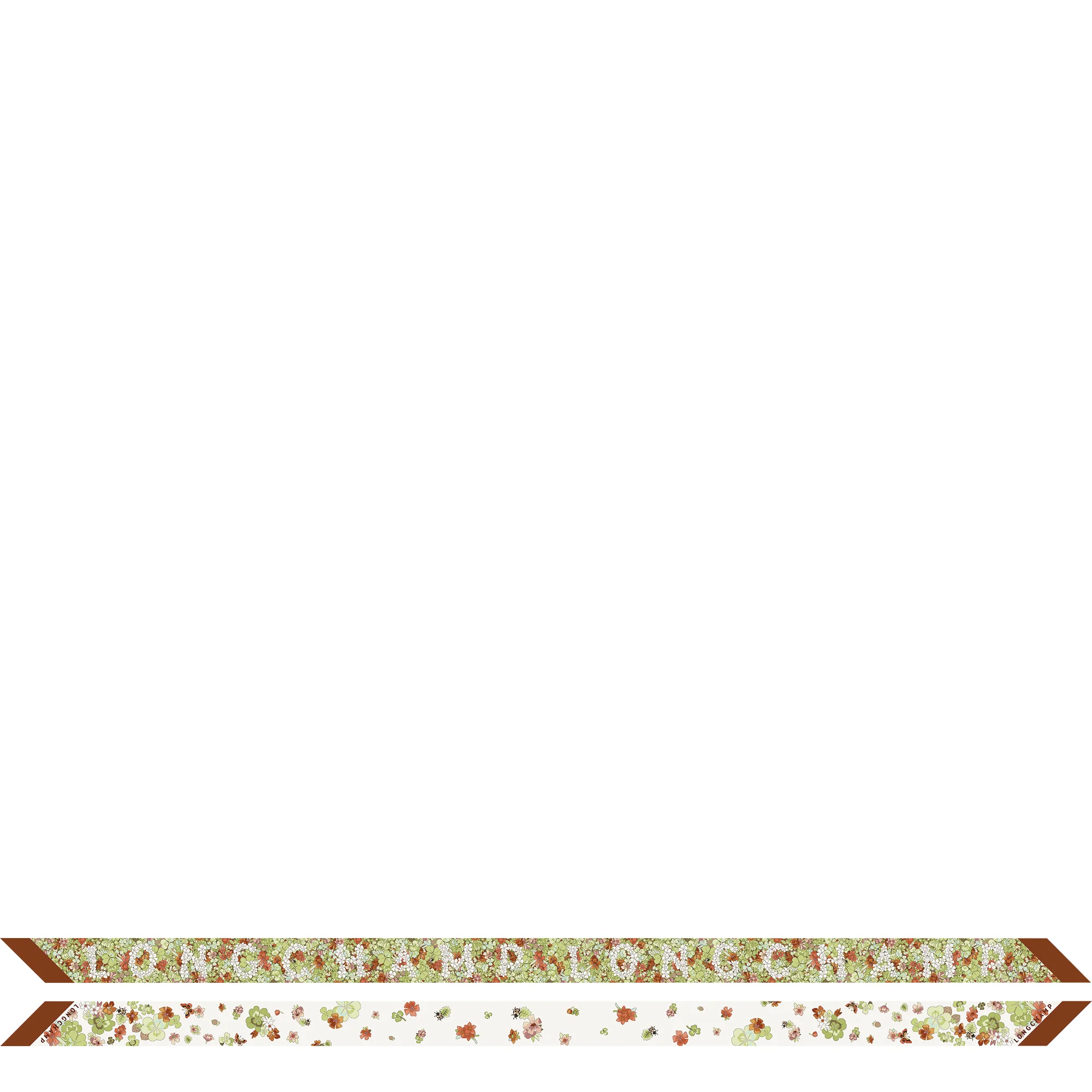 Frise Fleurie Headband Cognac - Silk - 1