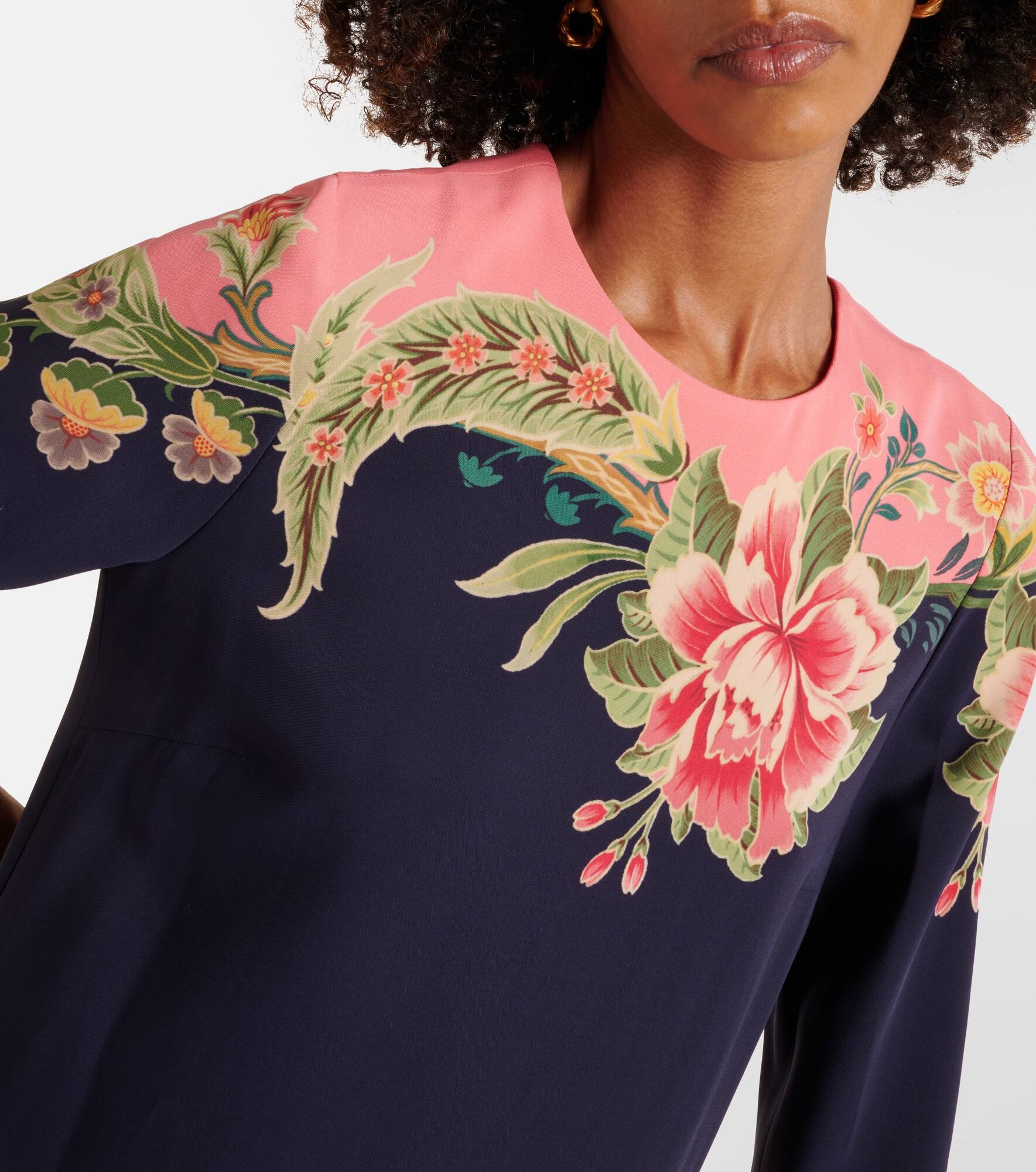 Floral shift dress - 4