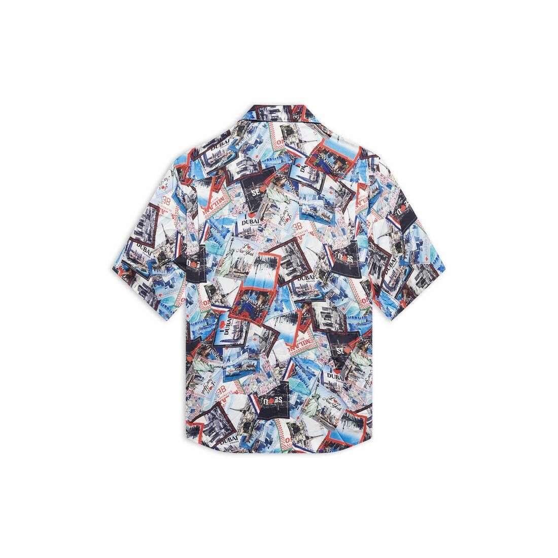 Men's Allover Cities Minimal Shirt  in Grey - 5