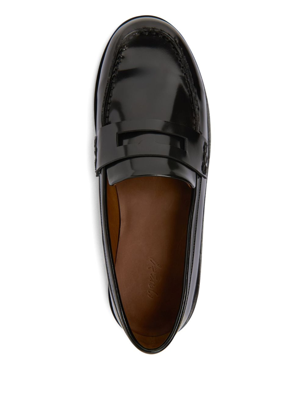 penny leather loafers - 4