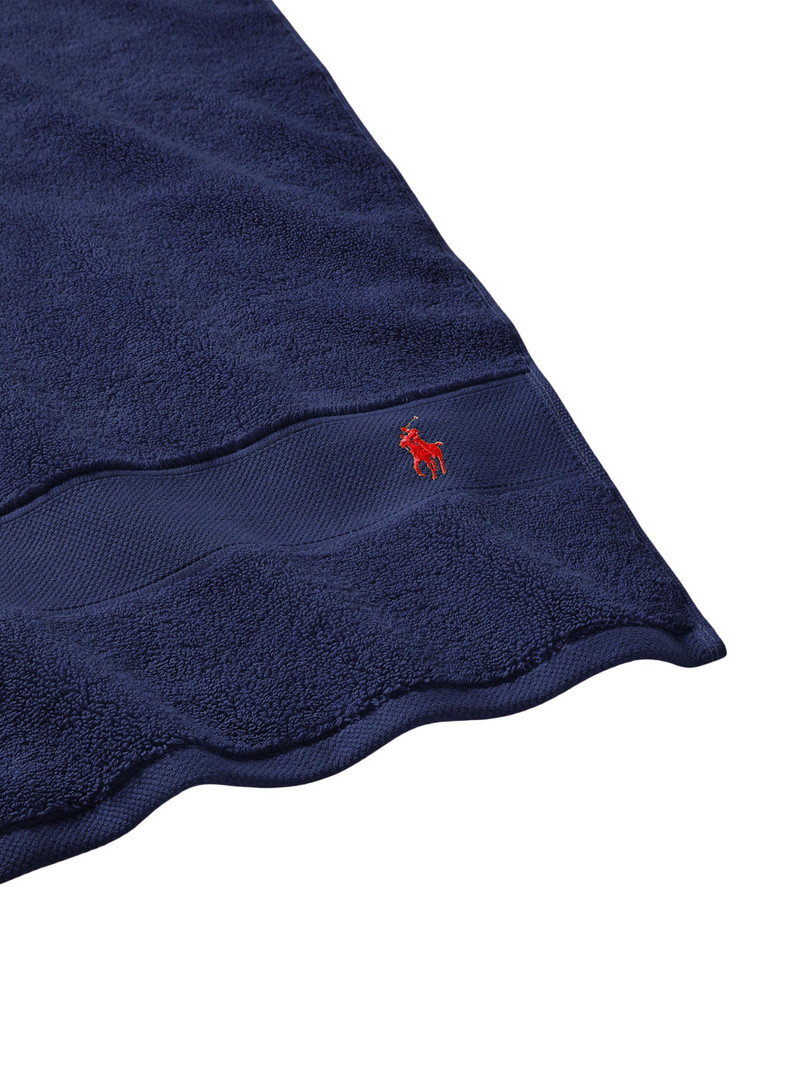 Polo Player Cotton Bath Mat - Newport Navy 4
