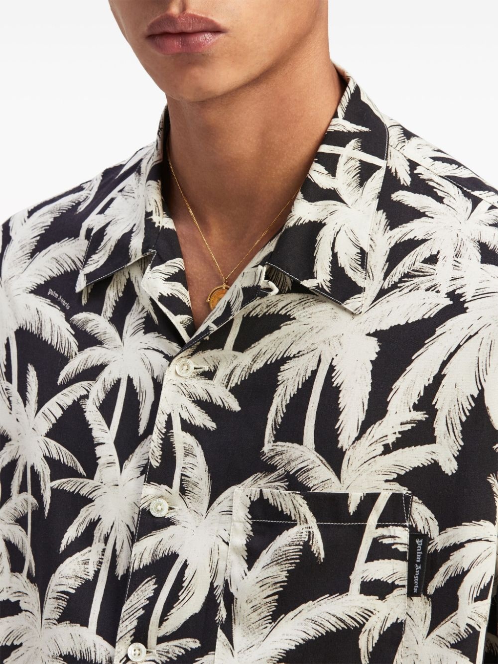 Palms floral-print shirt - 6