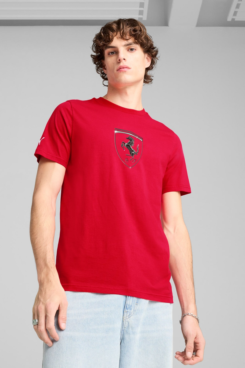 PUMA Scuderia Ferrari Race Tonal Big Shield Men's Tee outlook