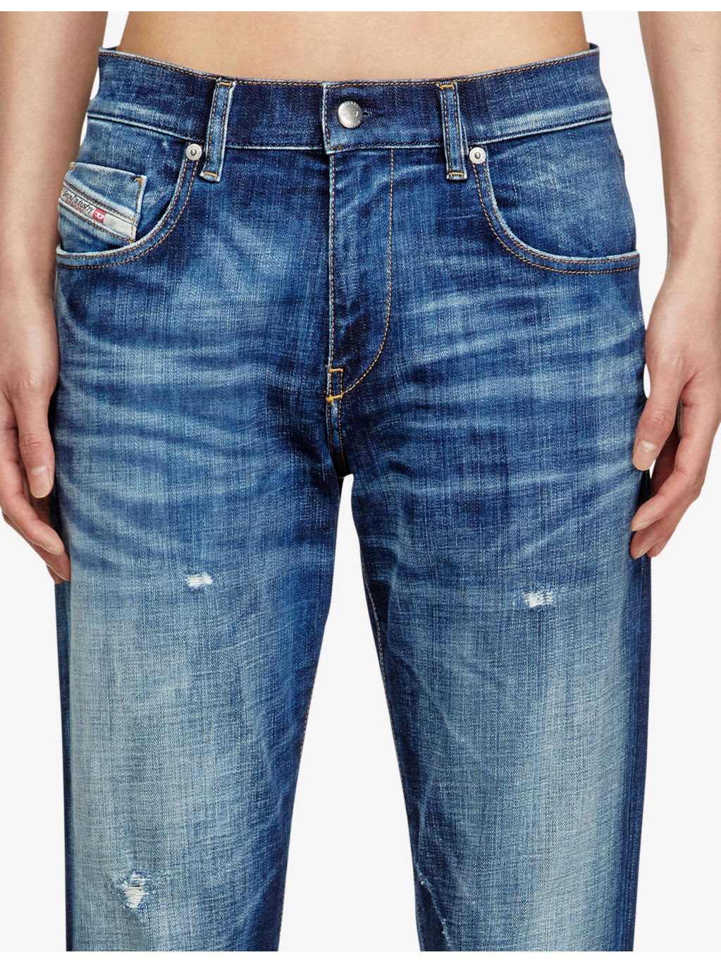 2019 D-Strukt Slim-Leg Stretch-Denim Jeans - 5
