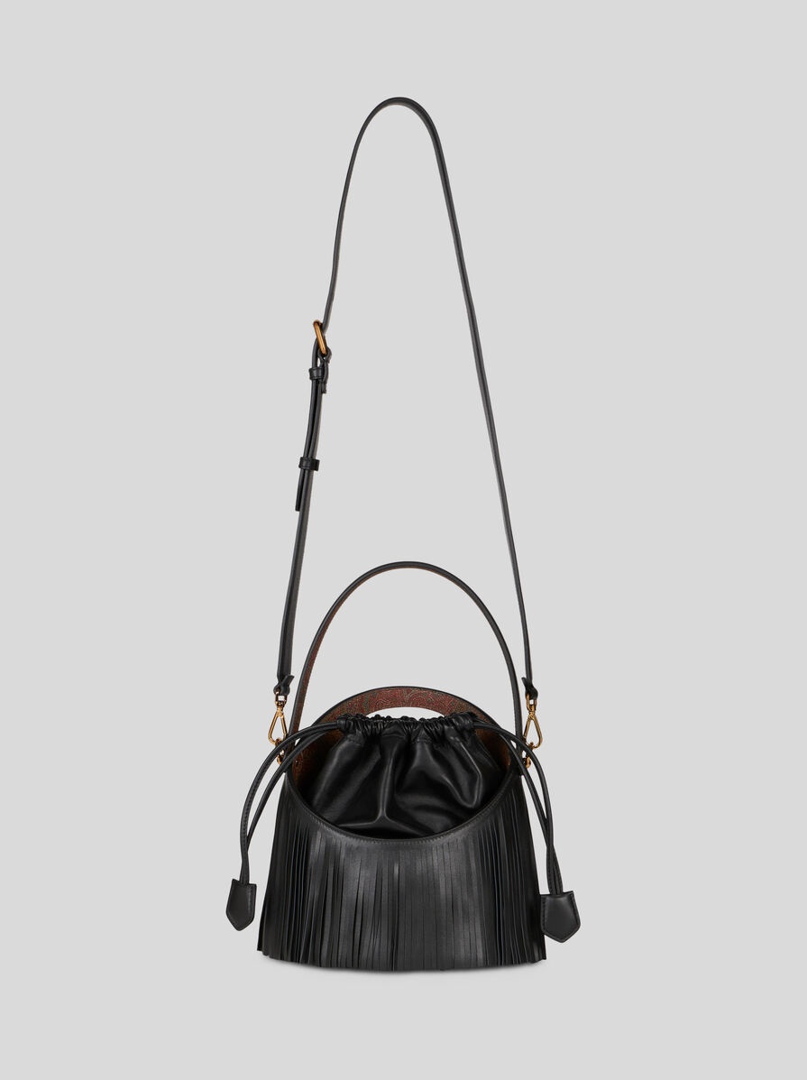 MEDIUM SATURNO BAG WITH FRINGING - 1