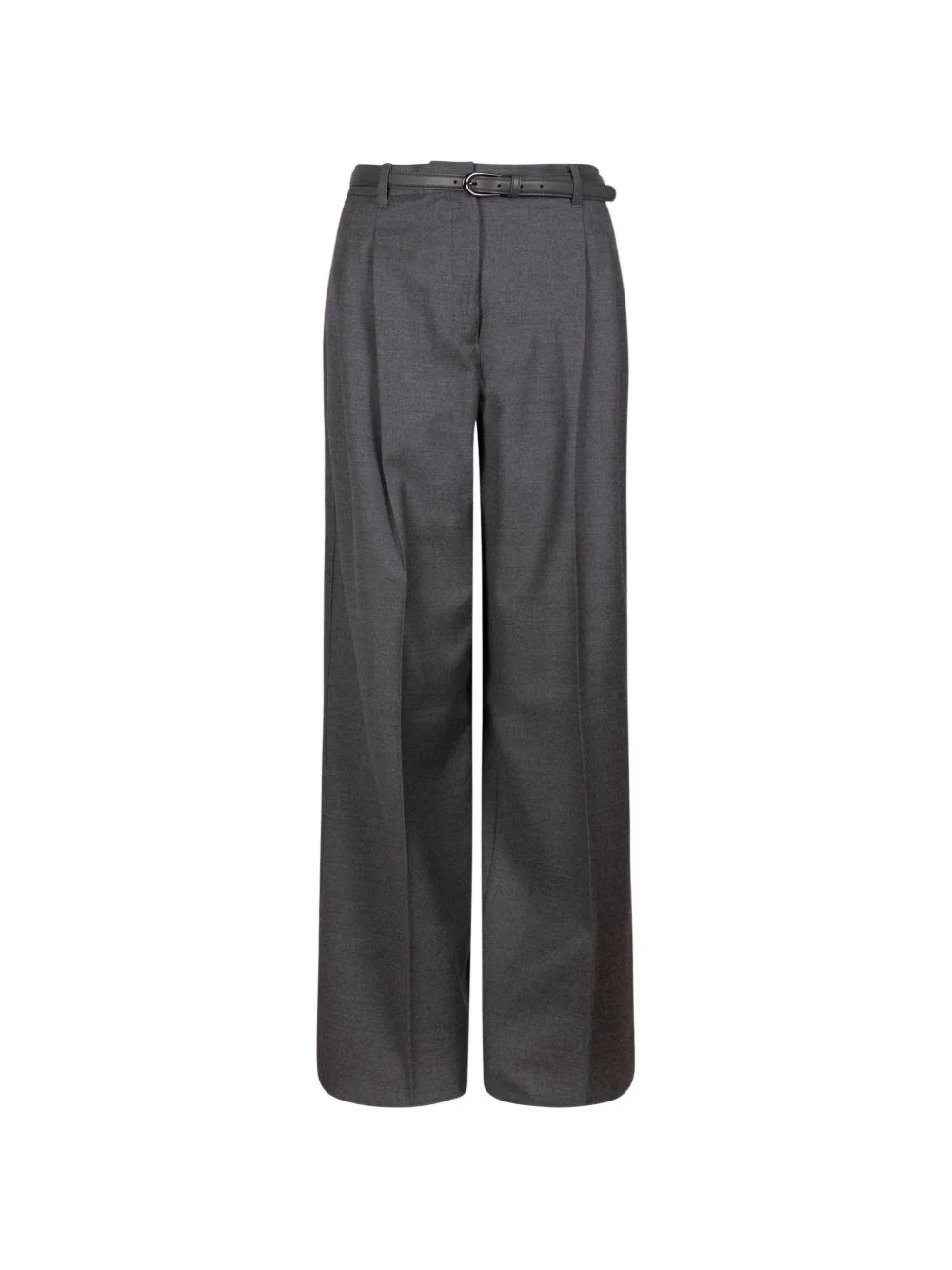 belted pleated trousers - 1