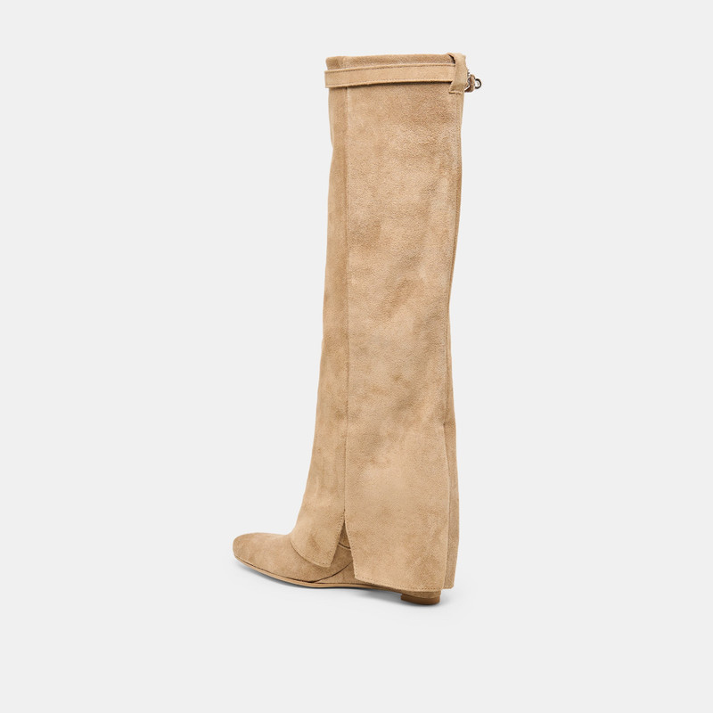AGGY BOOTS SAND SUEDE 5