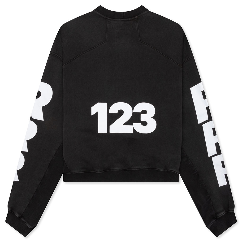 USO-123 CVA CREWNECK - MECHANIC BLACK - 2
