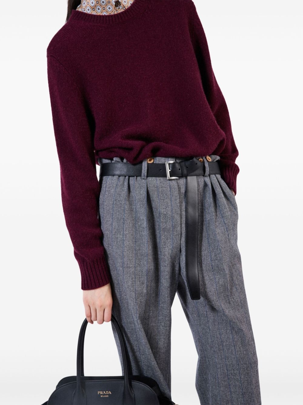 crew-neck cashmere-wool jumper - 5