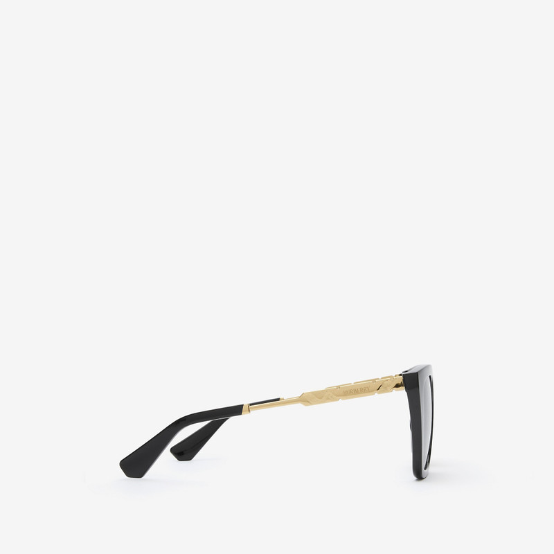 Check Engraved Square Sunglasses​ 3