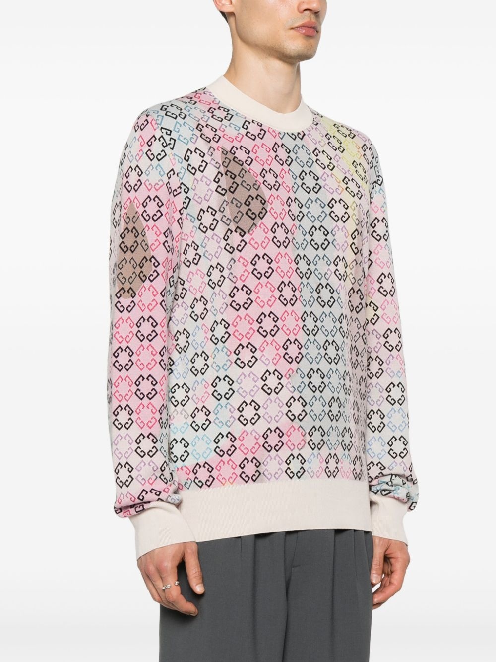4G-jacquard sweater - 3