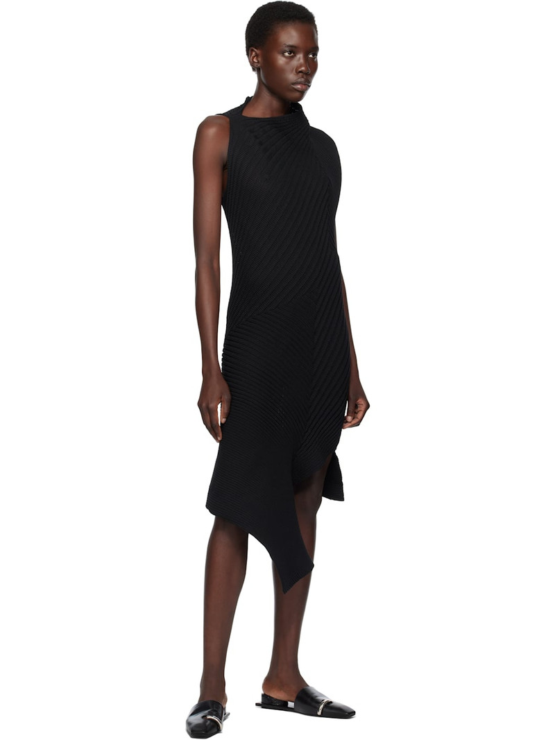 ISSEY MIYAKE Black Subdued Maxi Dress outlook