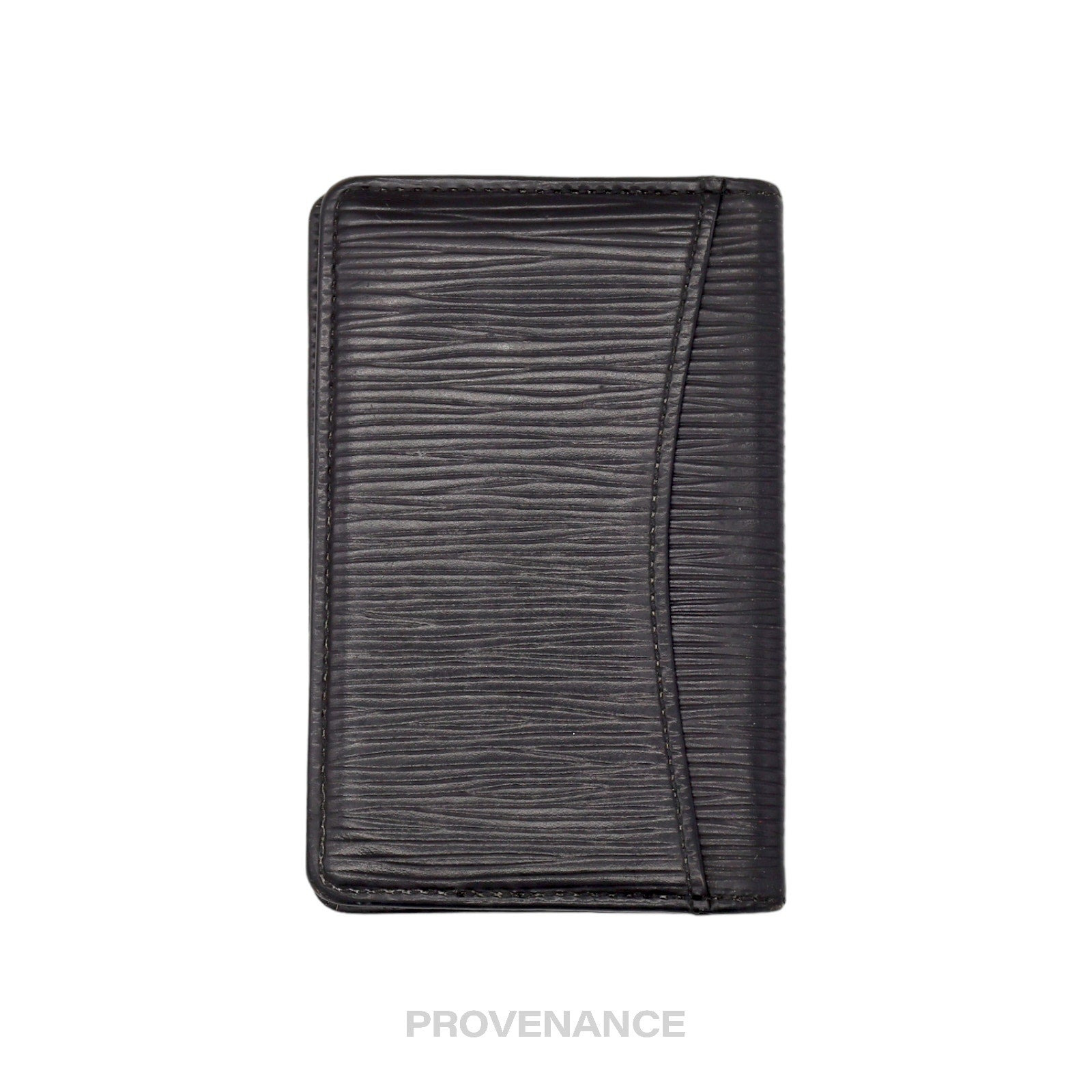 Louis Vuitton Pocket Organizer Wallet - Black Epi Leather - 3