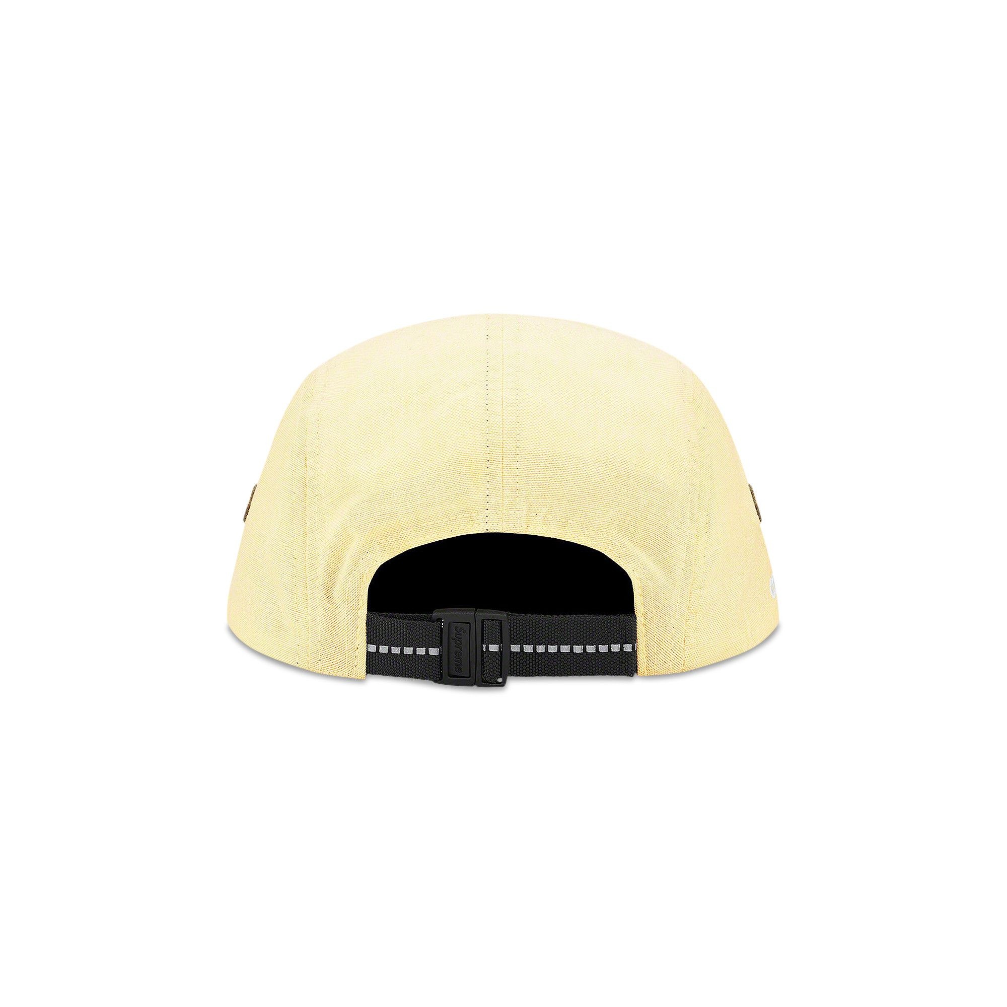 Supreme Brushed Cordura Camp Cap 'Pale Yellow' - 2