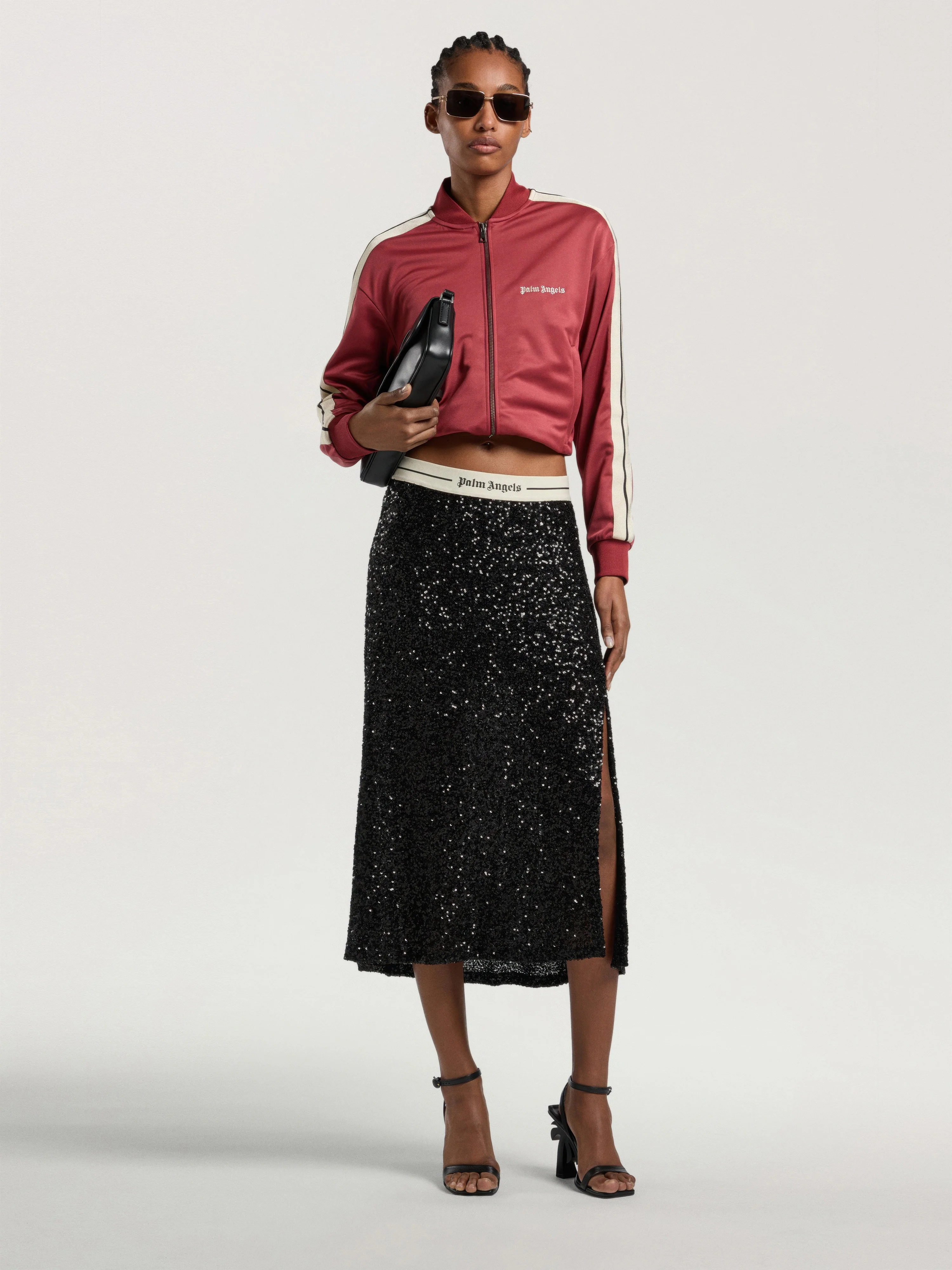 Logo Essential Sequins Midi Skirt - 1