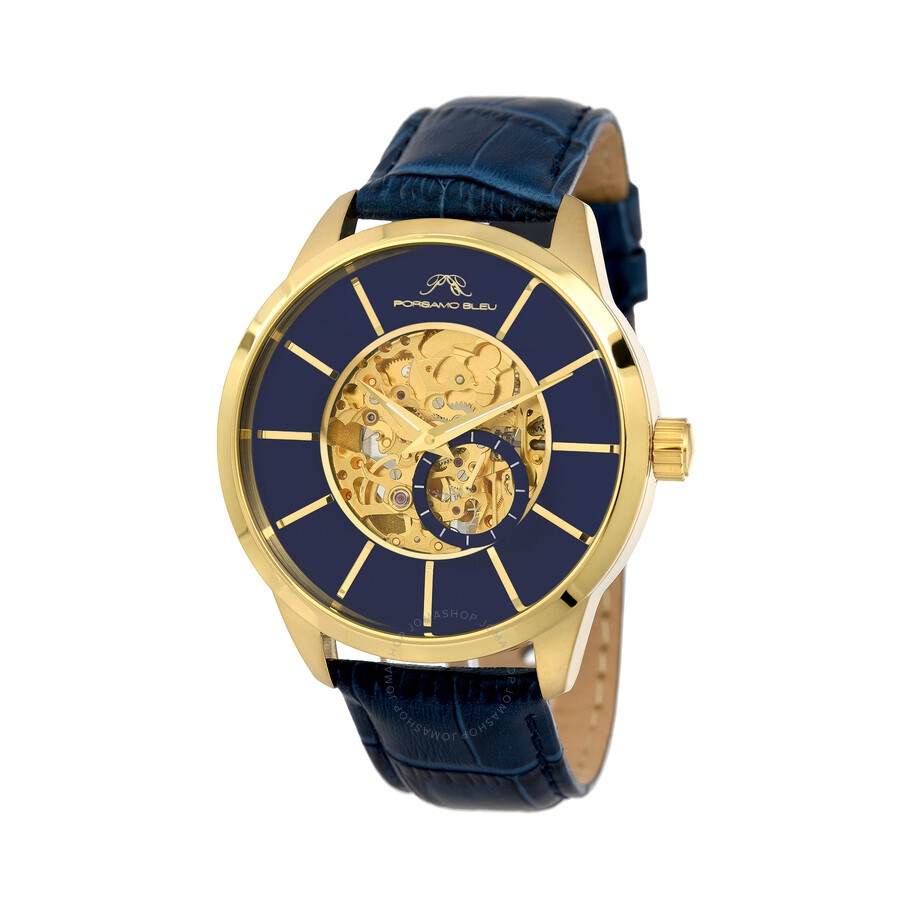 Porsamo Bleu - Porsamo Bleu Cassius Automatic Blue Dial Men's Watch 802BCAL - 1