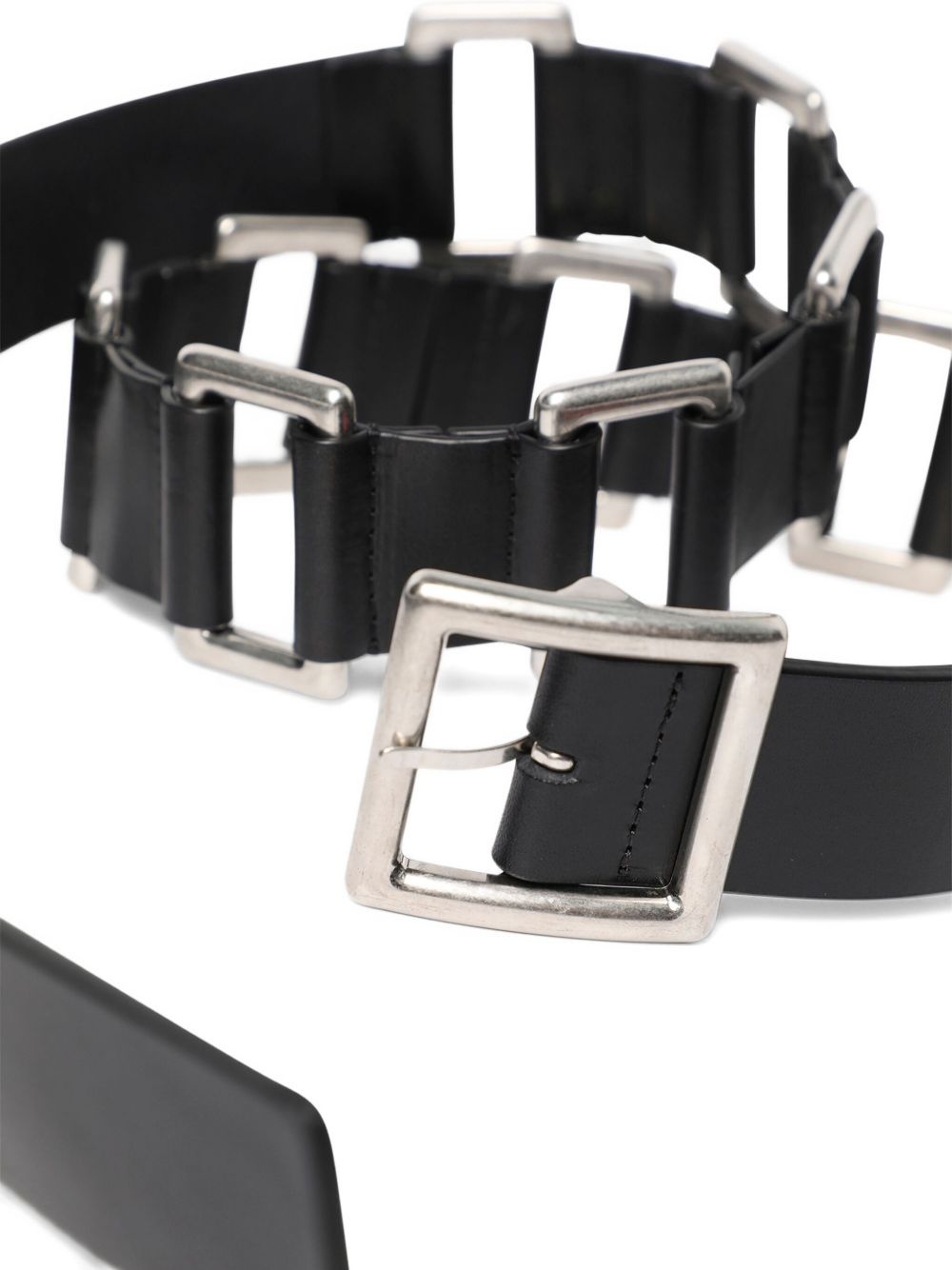 Imir buckle-embellished leather belt - 3