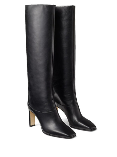 JIMMY CHOO Mahesa 85mm leather boots outlook