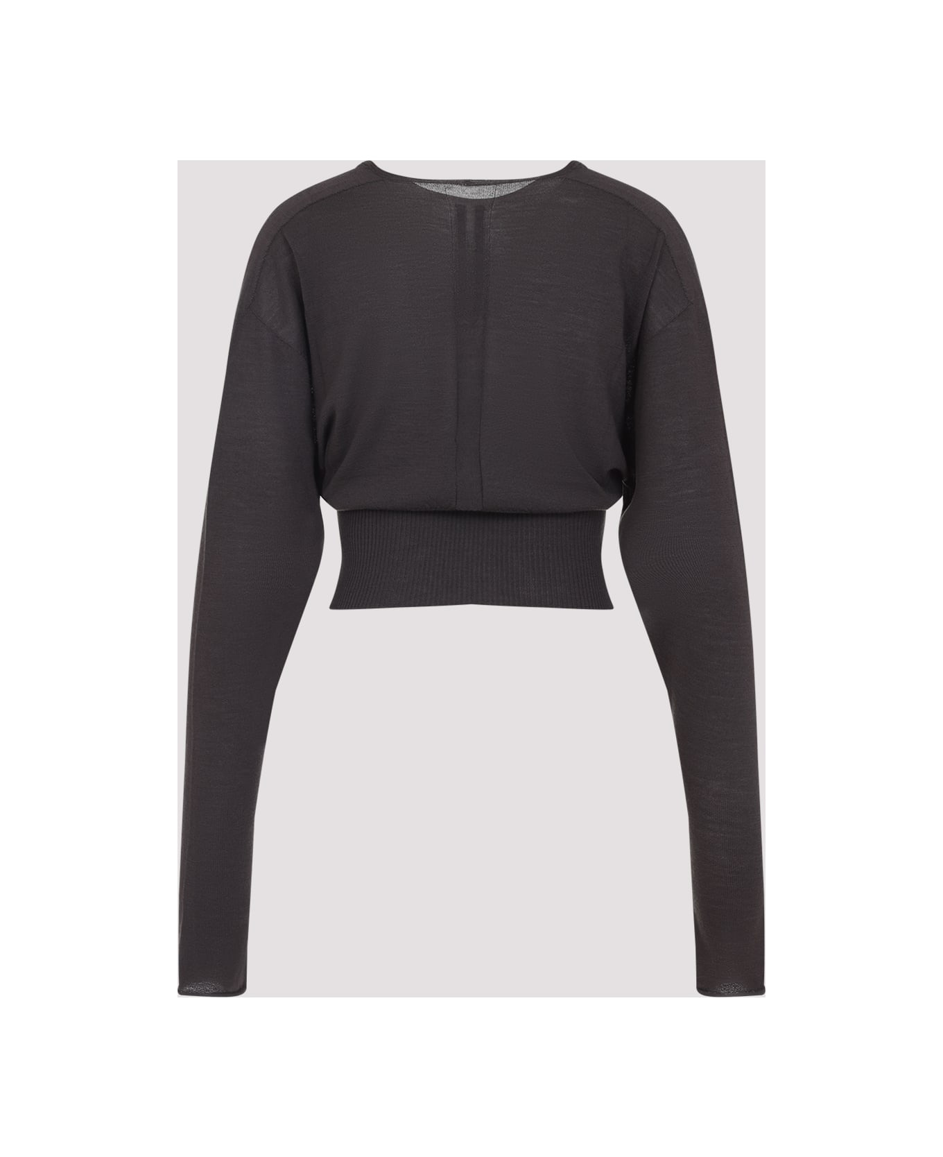 V Cropped Pullover - 4
