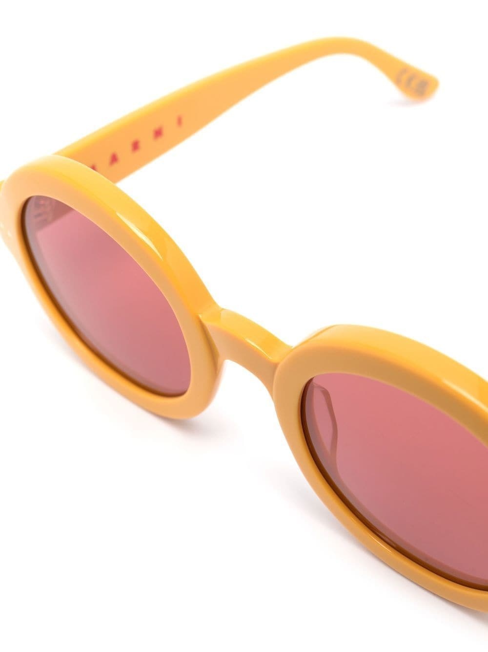 logo-print round-frame sunglasses - 3