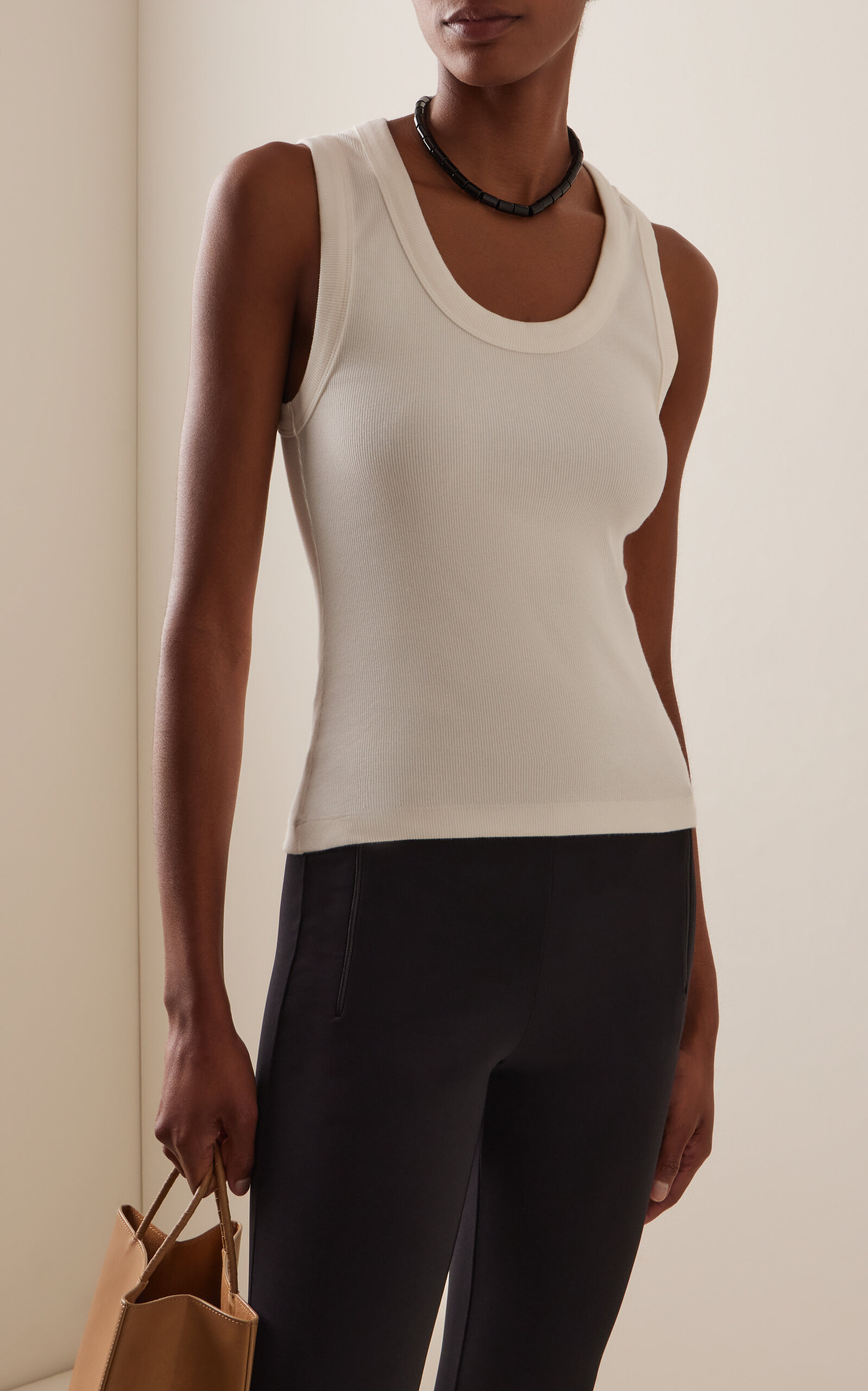 Scoop Neck Tank white - 2