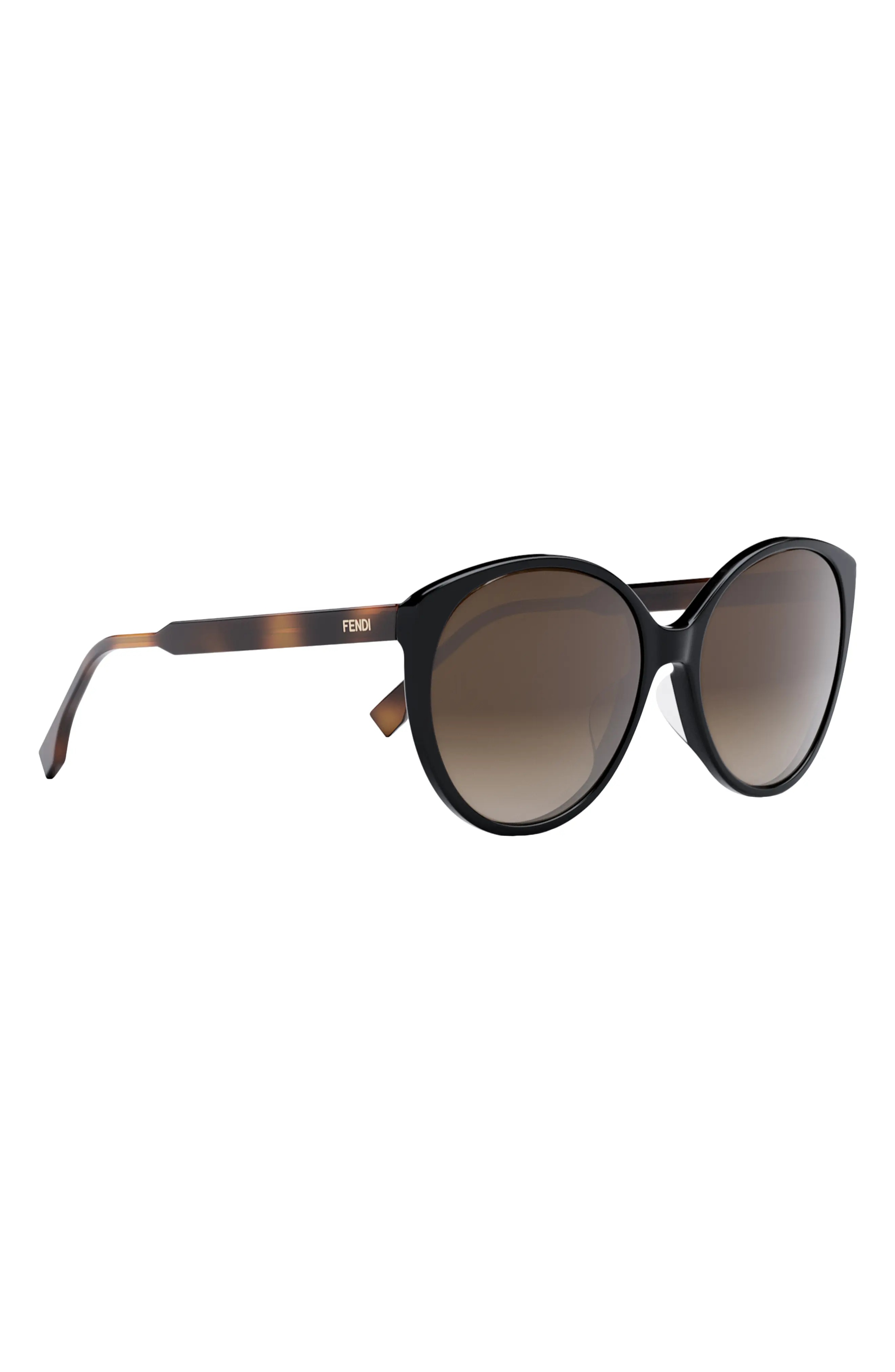 'Fendi Fine 59mm Round Sunglasses - 3