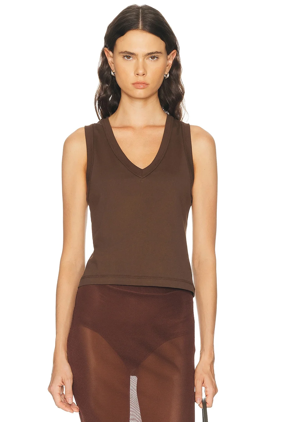 V-Neck Tank Top - 1