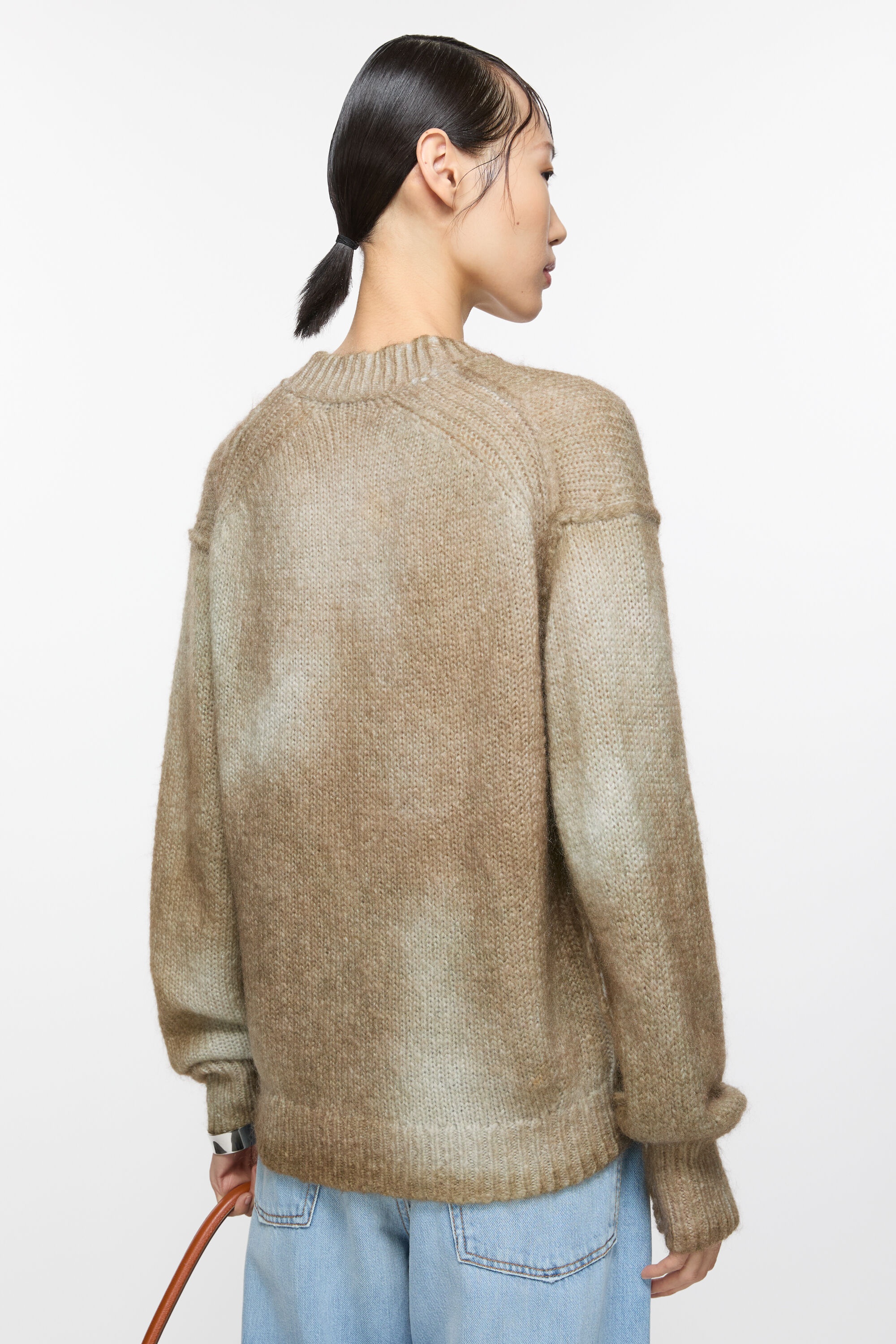 Cardigan sprayed finish - Mushroom beige - 3