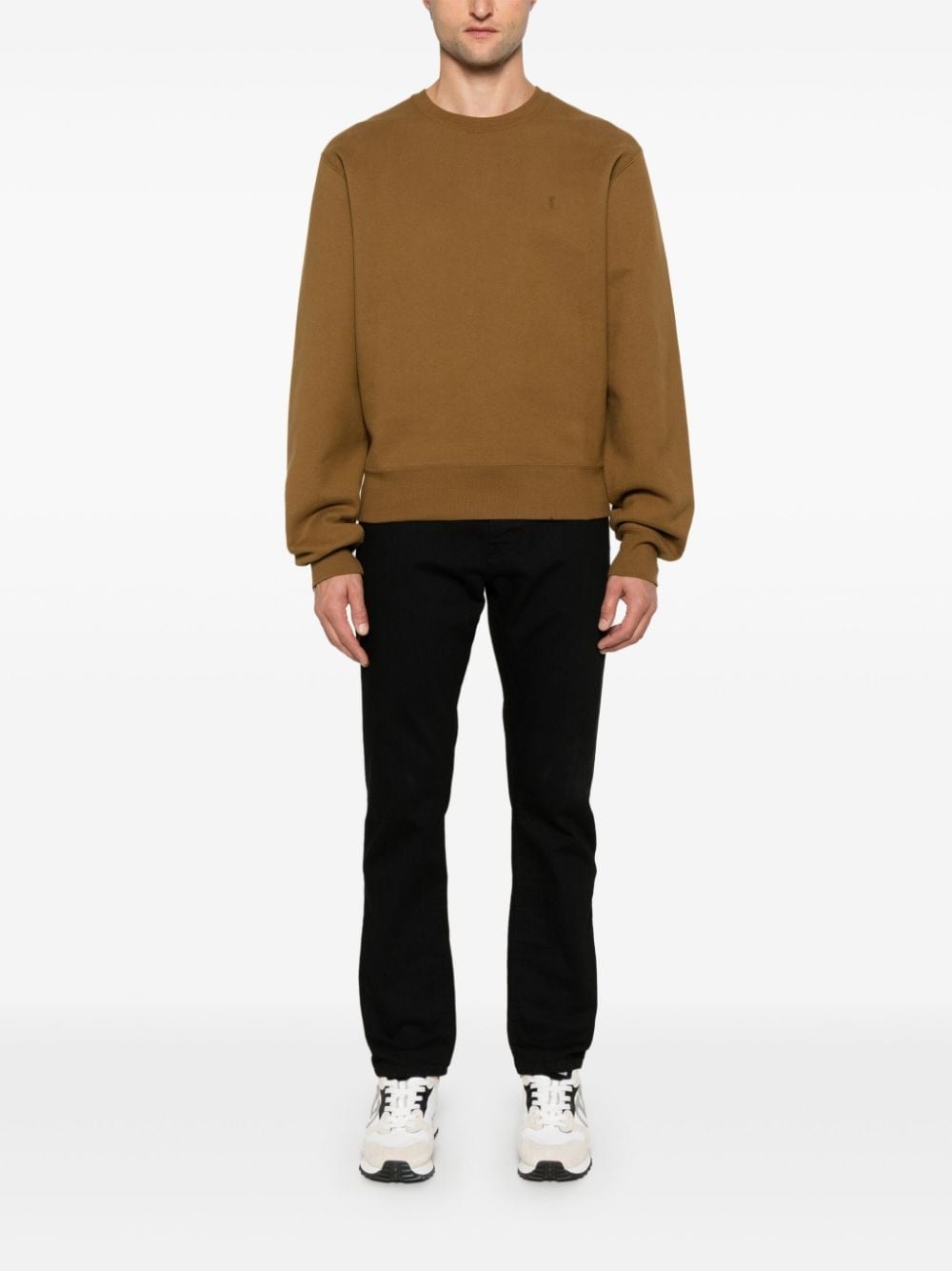 logo-embroidered sweatshirt - 2