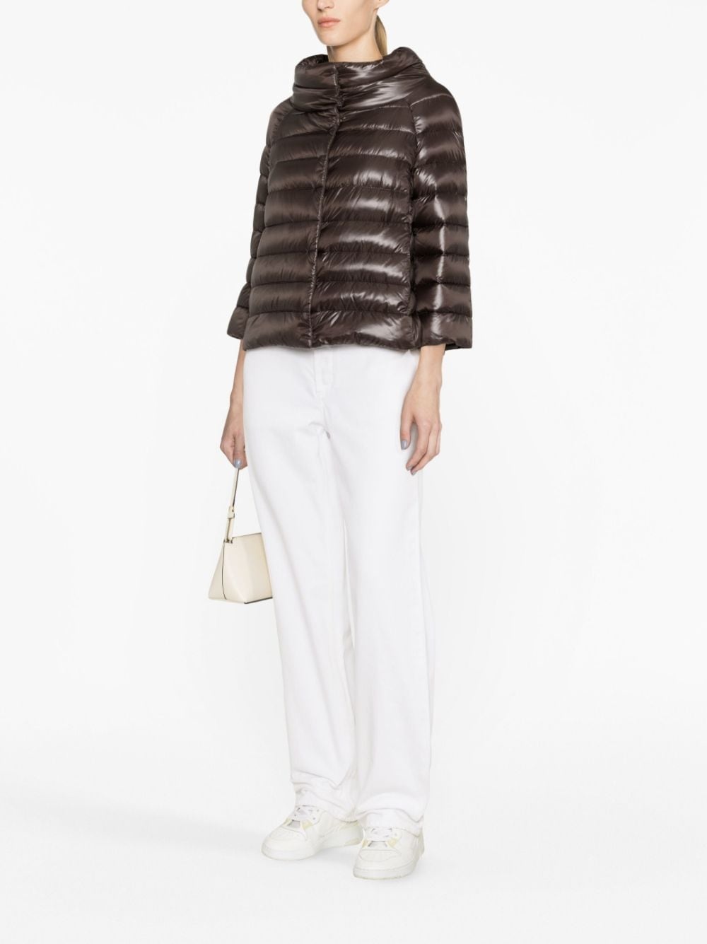 high-neck puffer jacket - 3