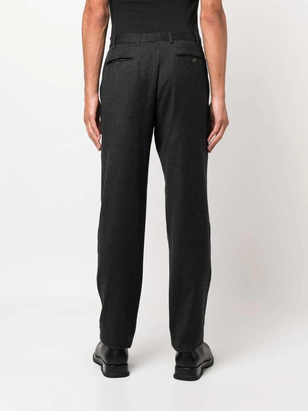 wool tailored trousers - 4