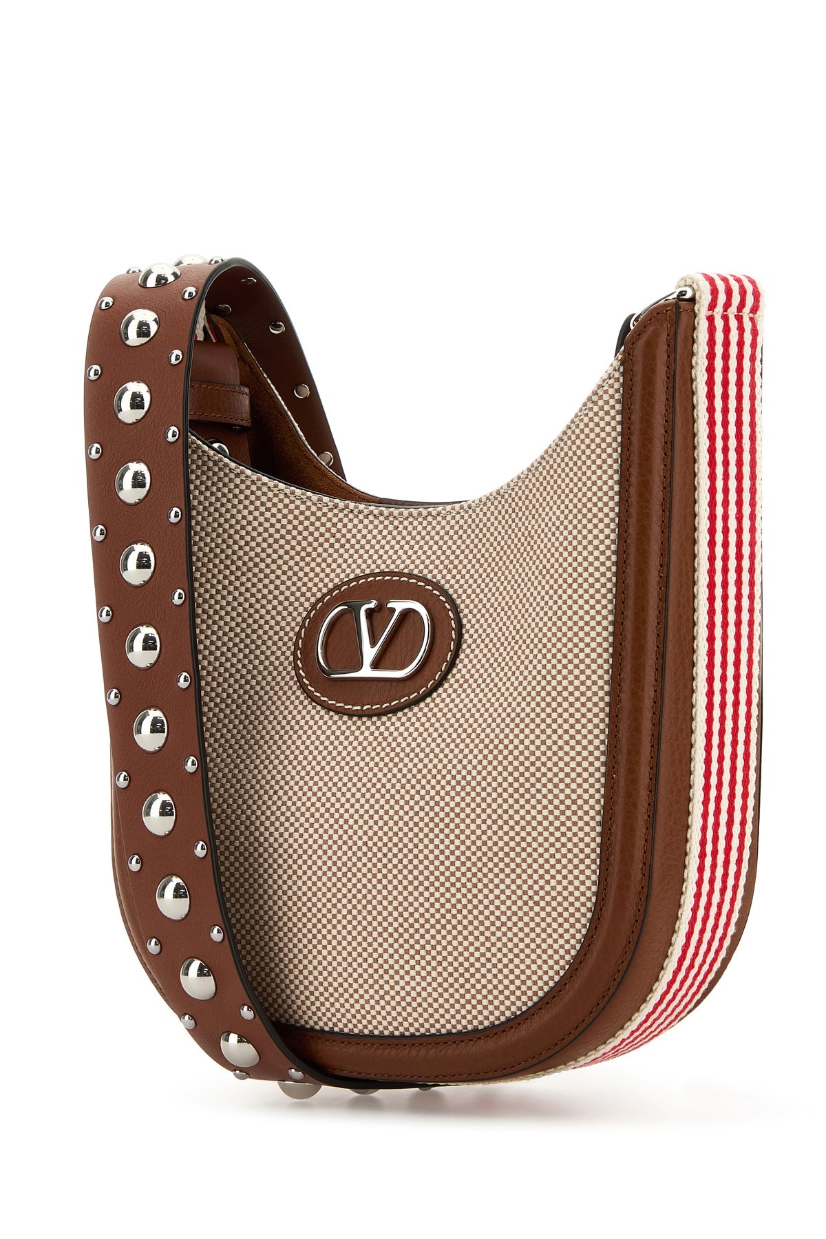 Two-tone canvas VLogo Signature crossbody bag - 2