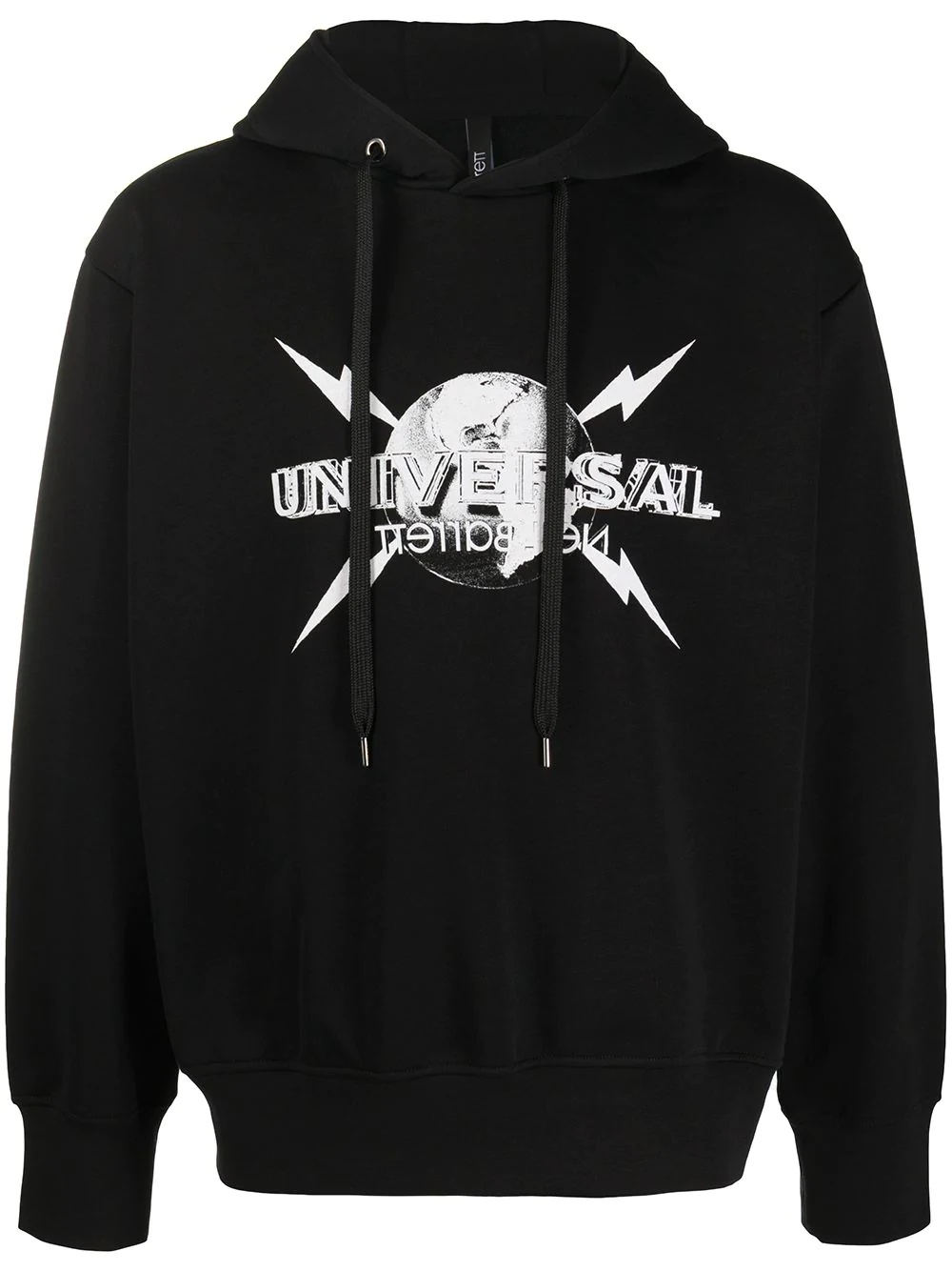 Universal logo-print hoodie - 1