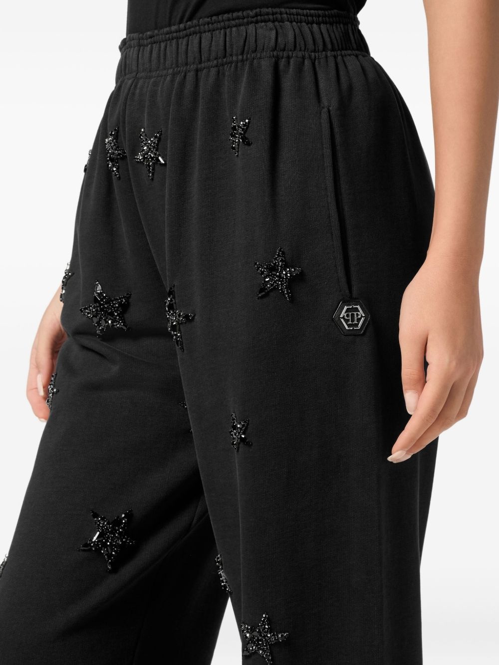 star-embellished joggers - 5