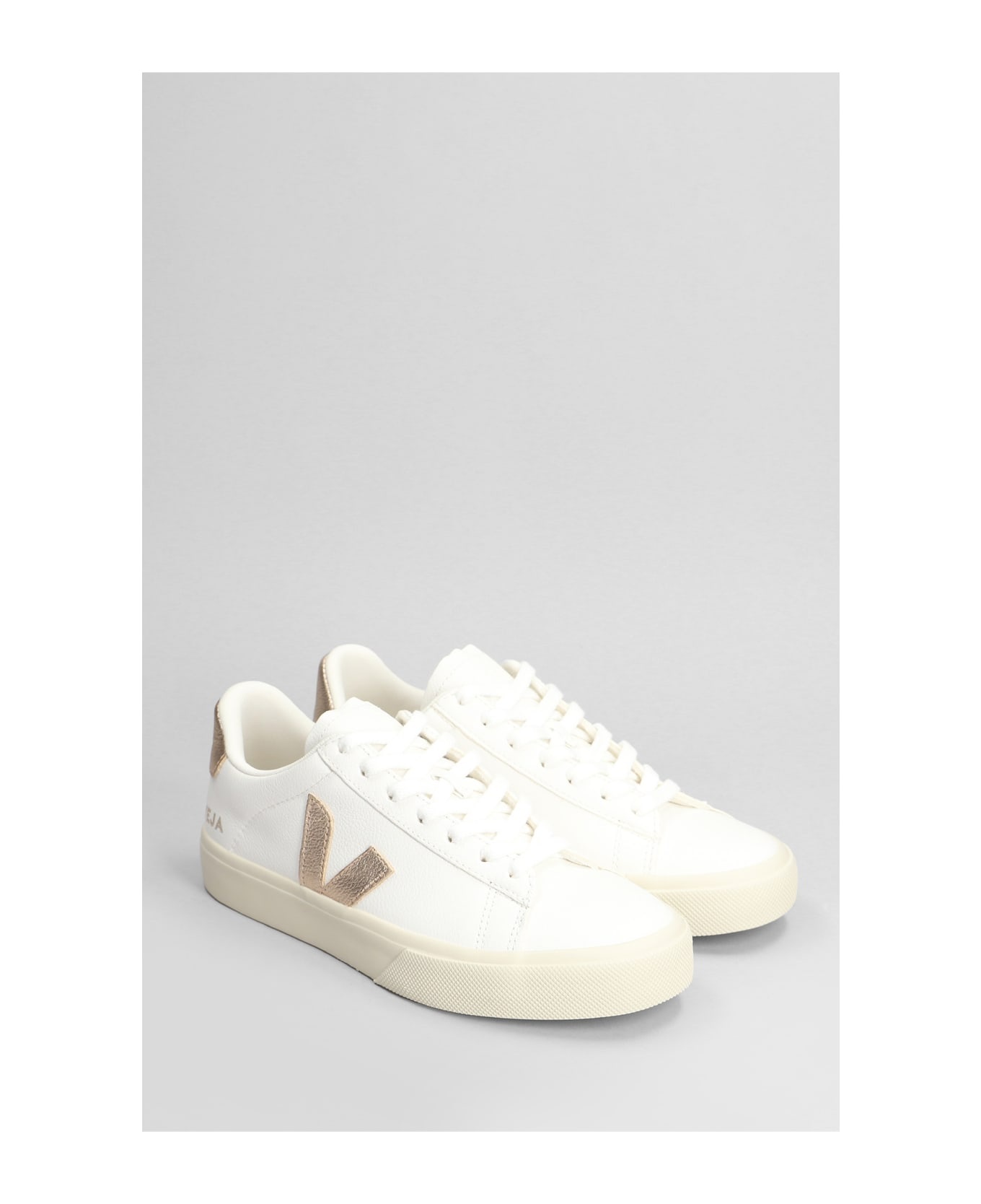 Campo Sneakers In White Leather - 2