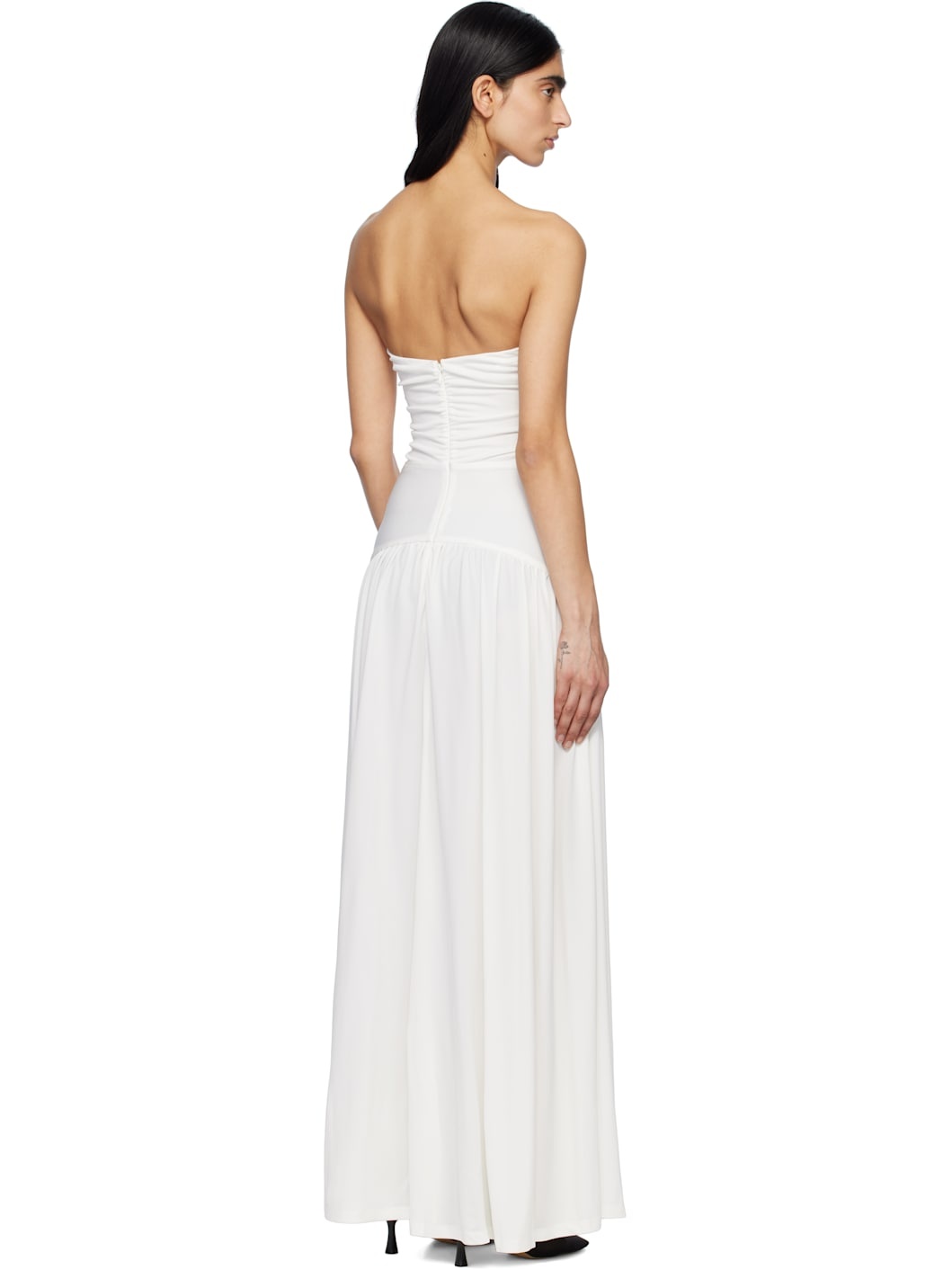 White Mariana Maxi Dress - 6