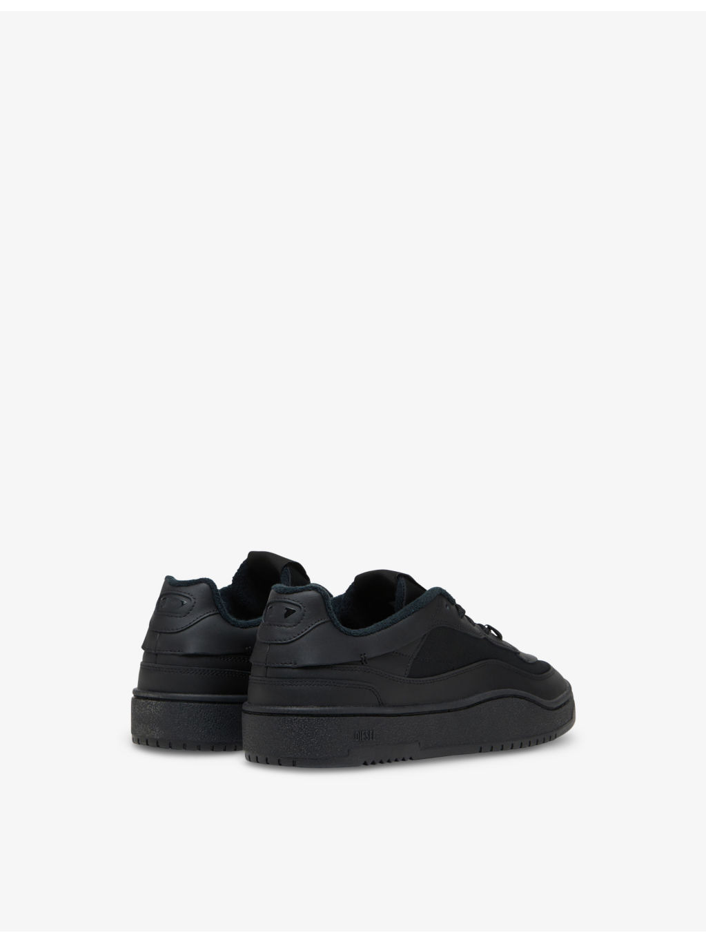 Oval Skate Leather And Fabric Low-Top Trainers - 4