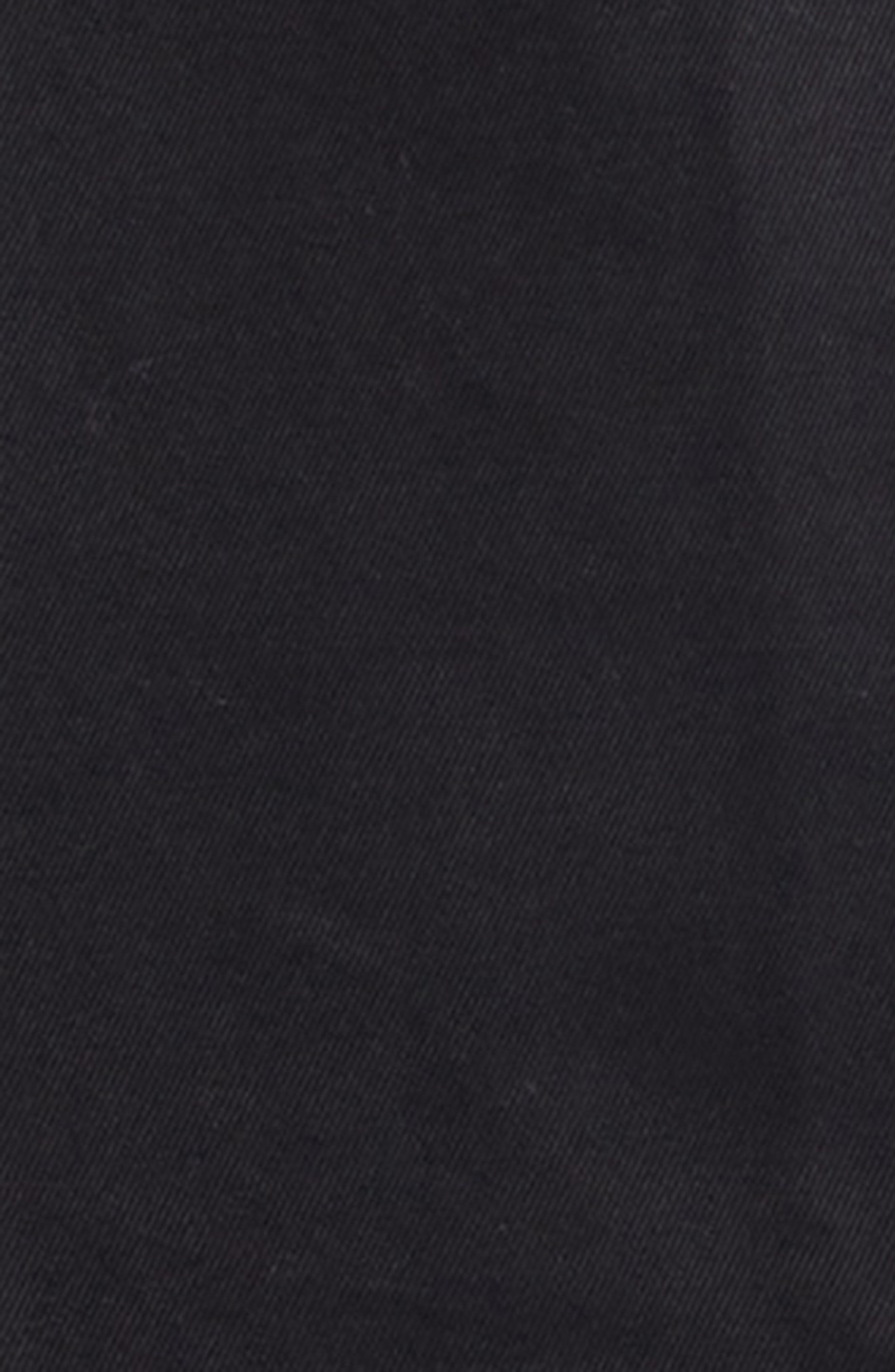 Versace Cotton Gabardine Overshirt in Black at Nordstrom - 6