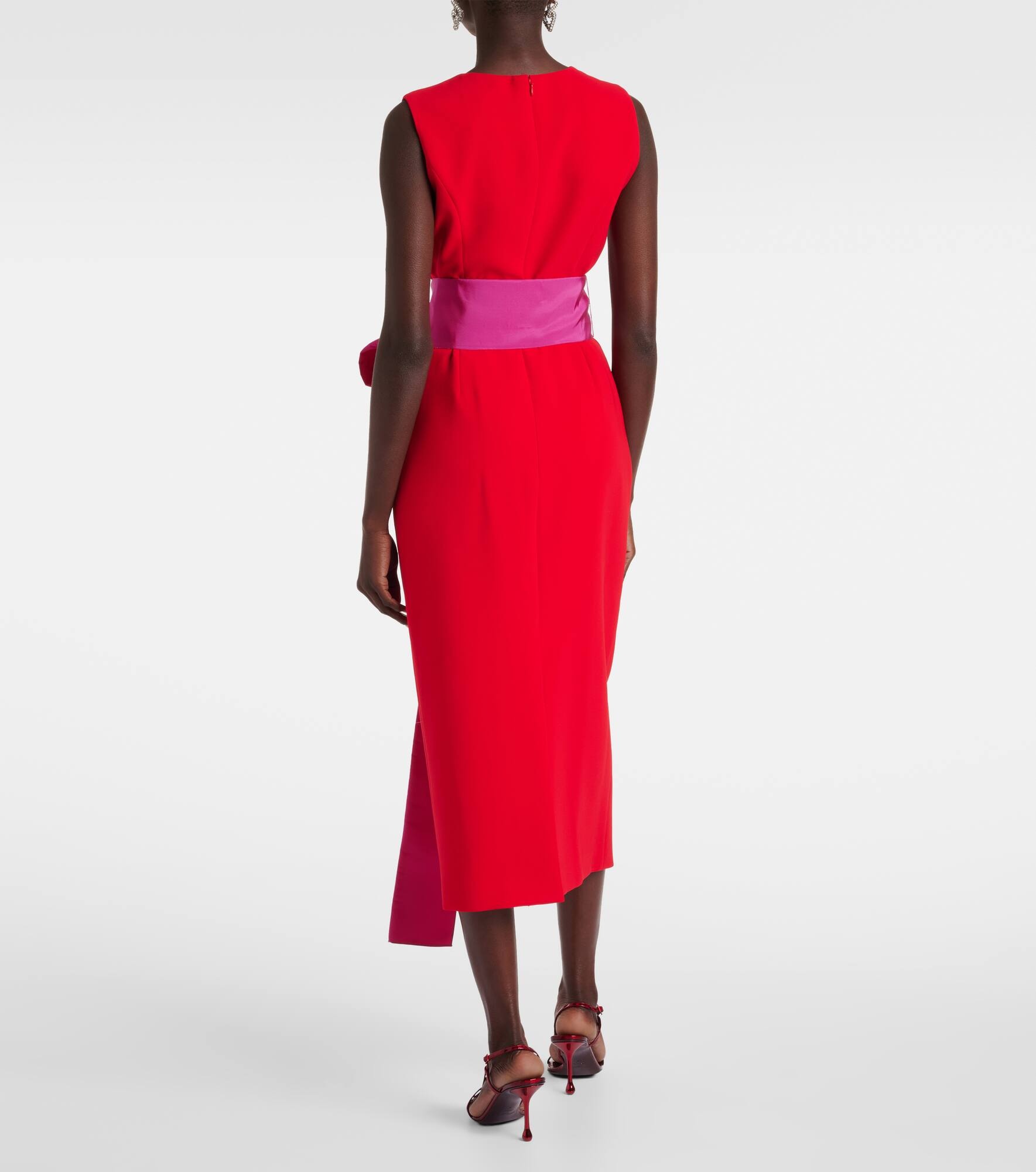 Bow-detail midi dress - 3