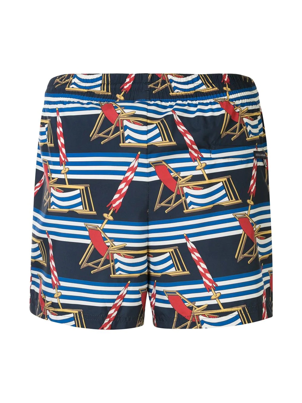 deck chair print swim shorts - 2