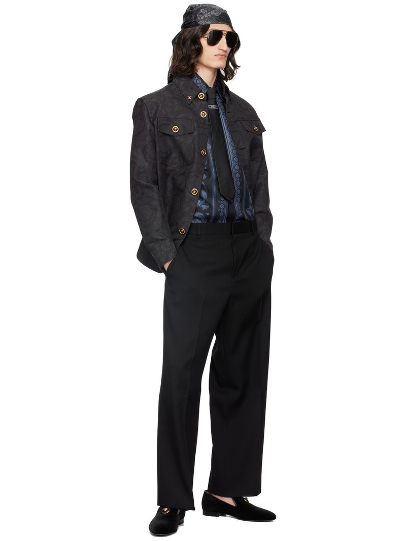 VERSACE Black Formal Trousers outlook