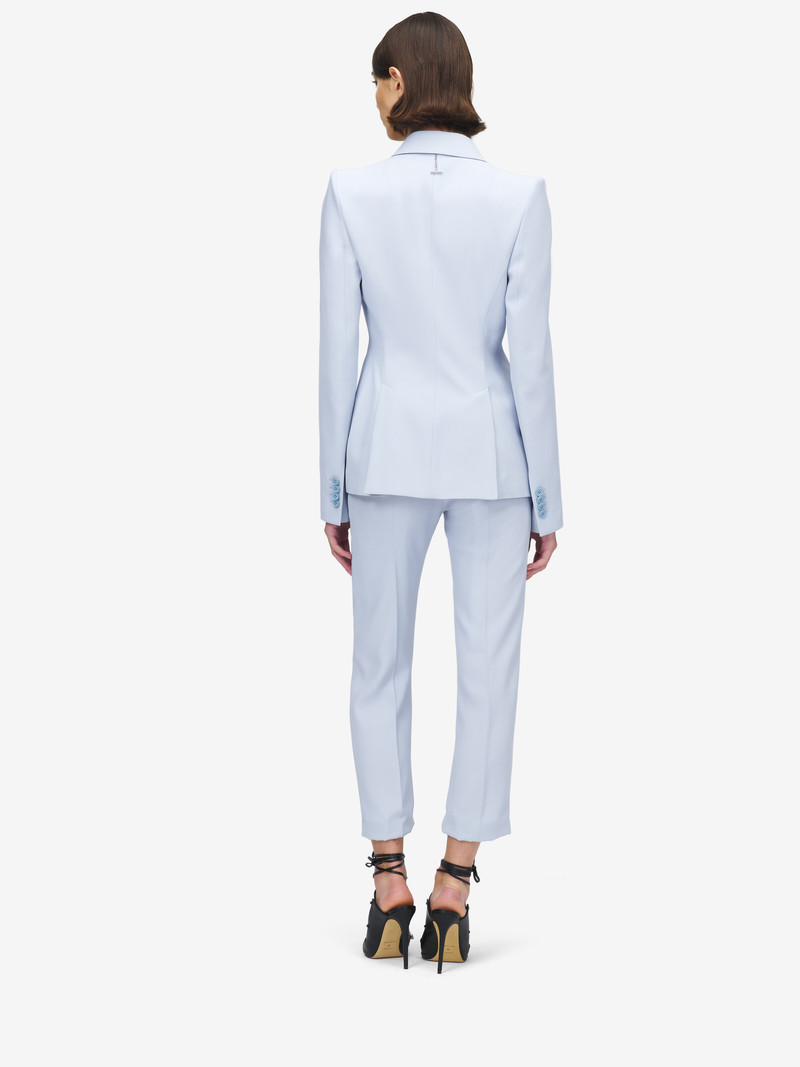 Cropped Tailored Trousers 4