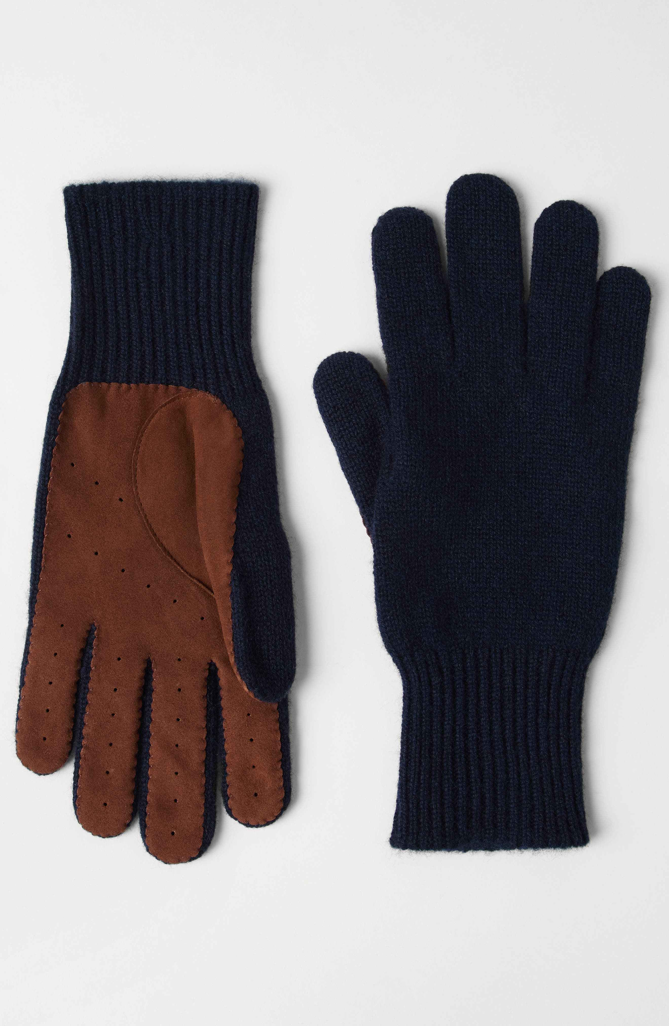 Brunello Cucinelli Cashmere gloves in Navy Blue at Nordstrom - 2