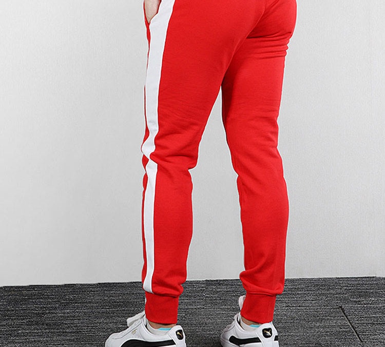 PUMA Iconic T7 Track Pants 'Red White' 595983-11 - 4