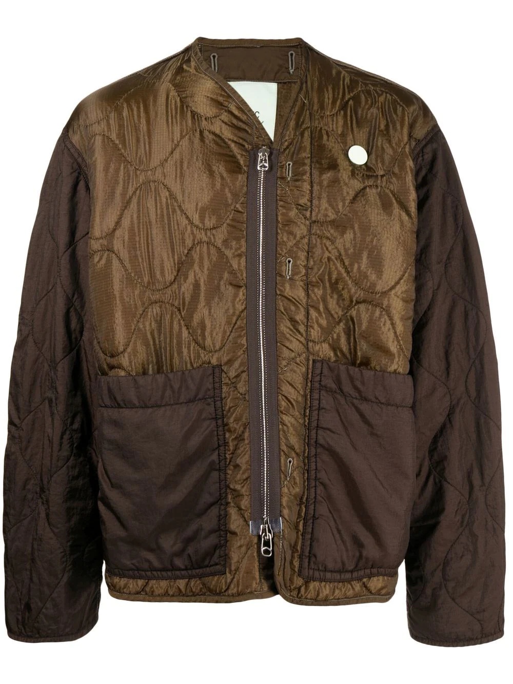 quilted bomber jacket - 1