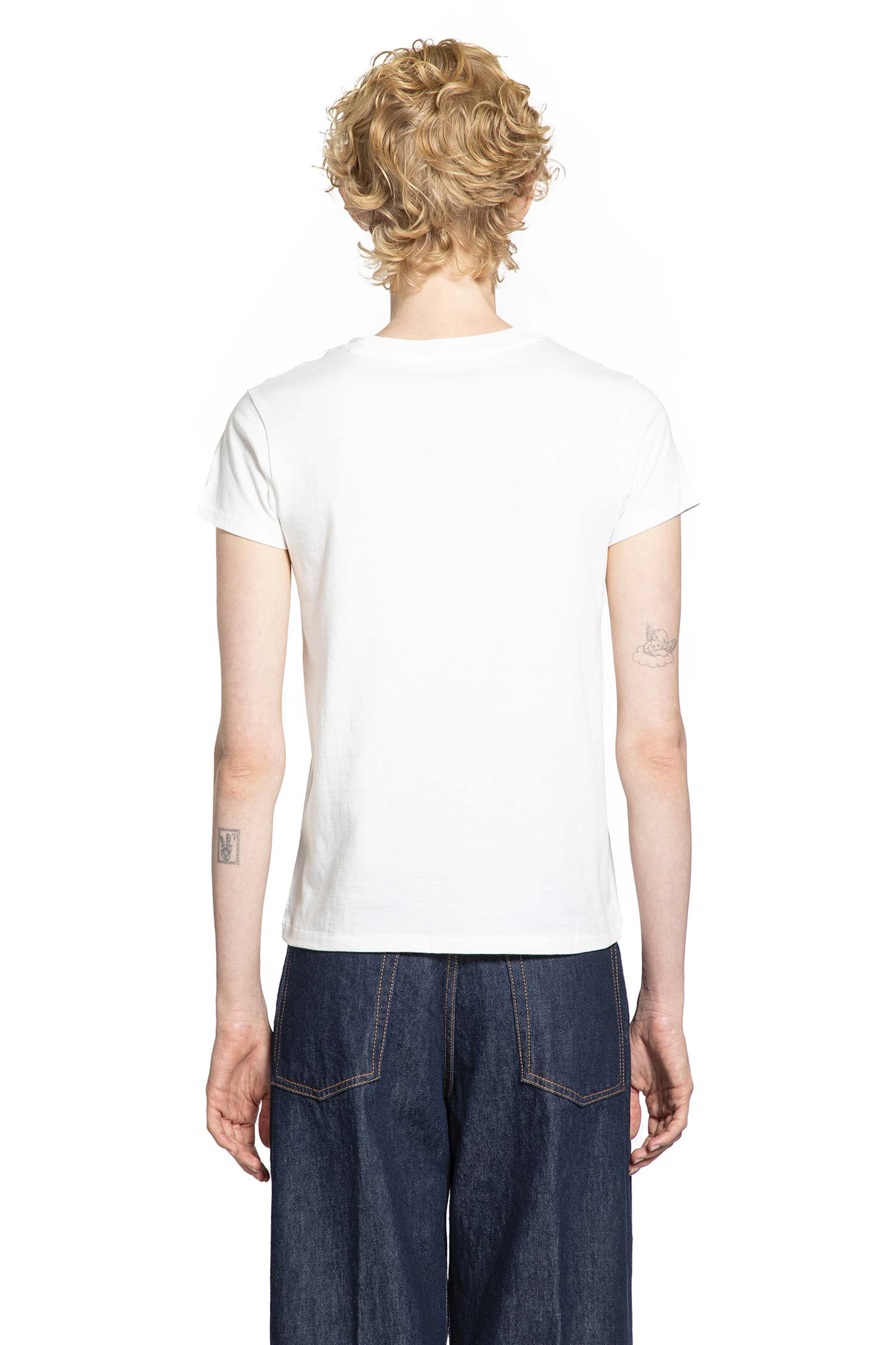 6397 Woman White T-shirts & Tank Tops - 3