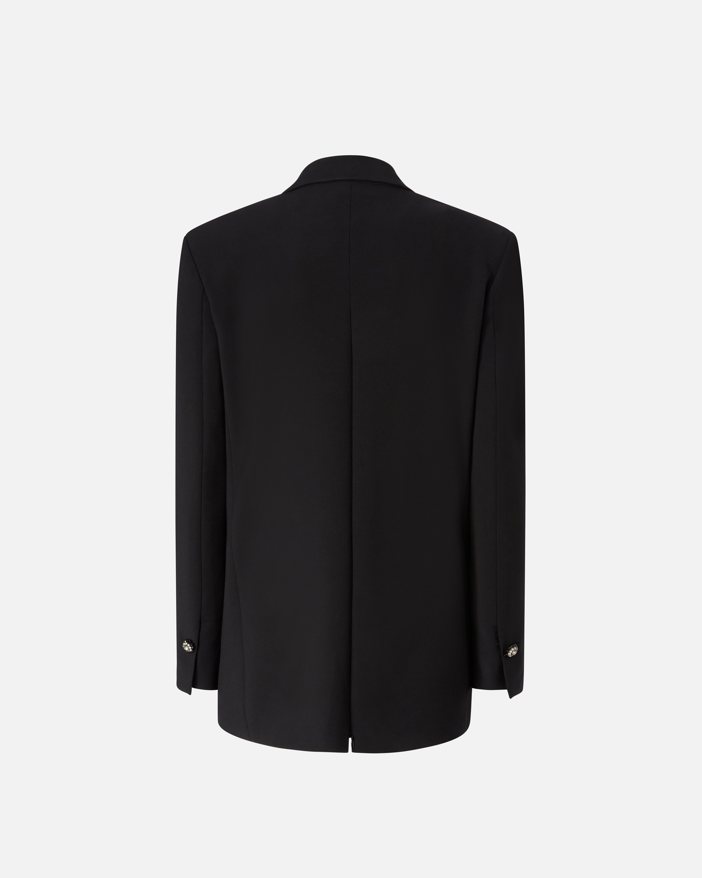 ELEGANT BLAZER WITH PIN AND JEWEL BUTTONS - 2