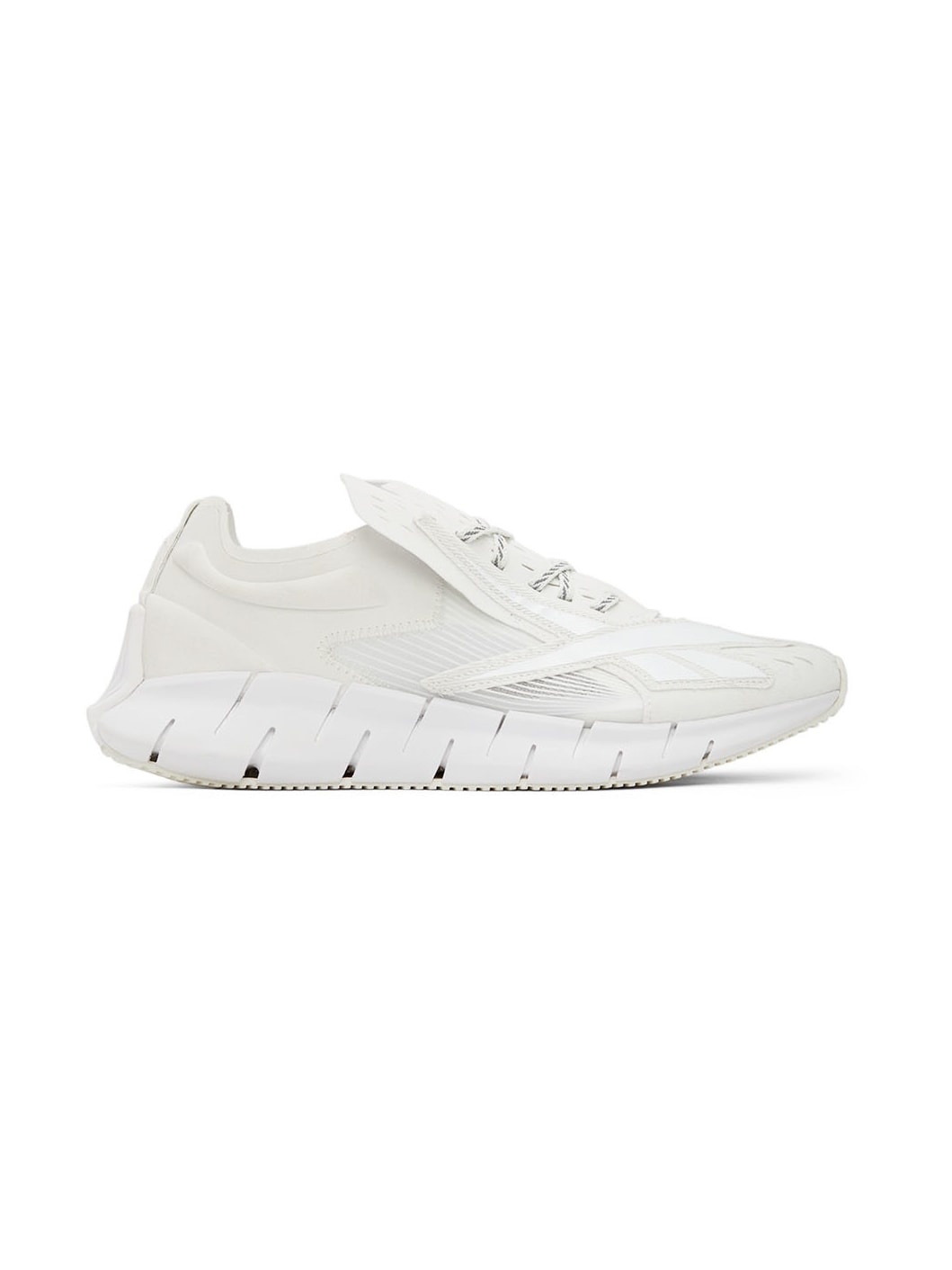 White Reebok Edition Zig 3D Storm Memory Of Sneakers - 1