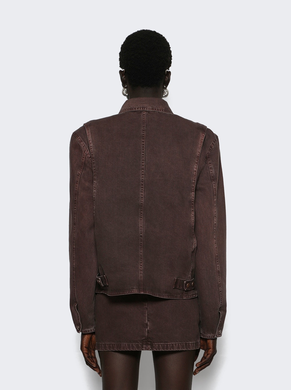 Denim Jacket Brown - 4