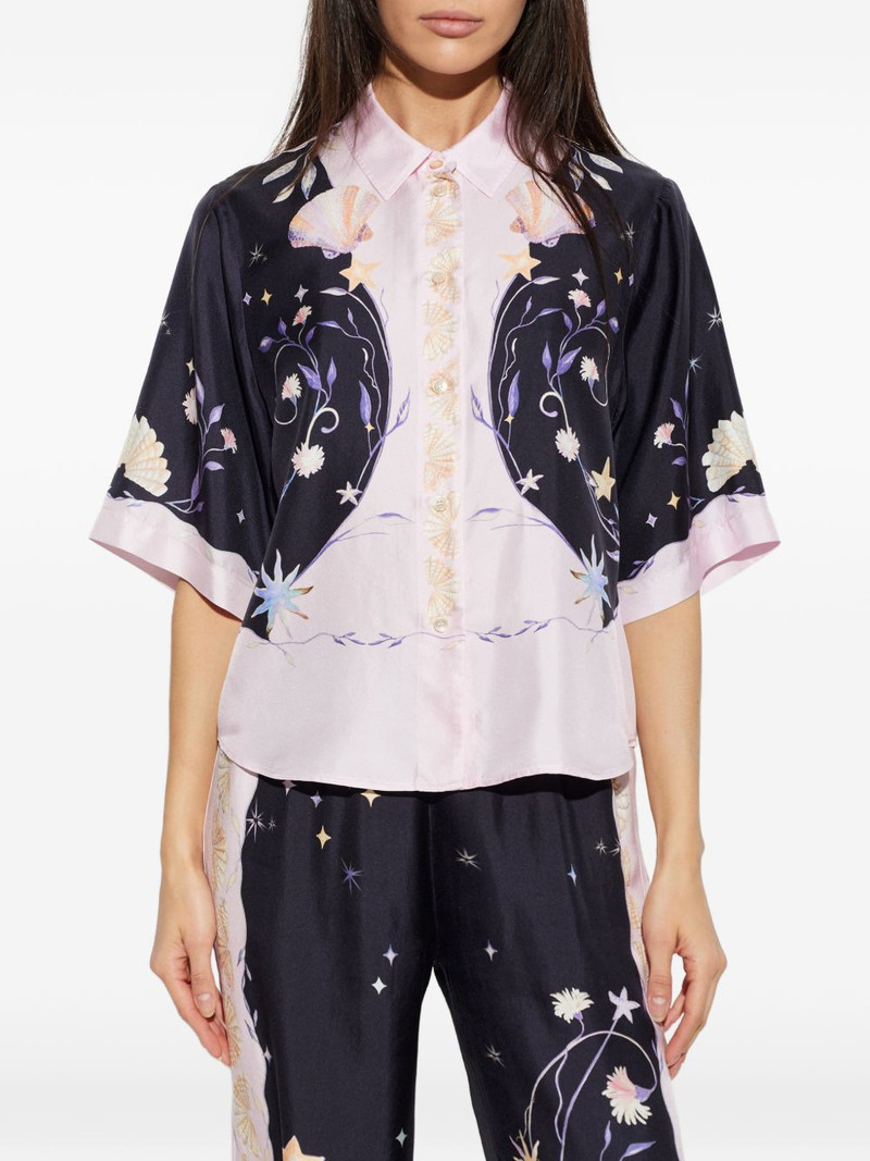 seashell-print short-sleeves shirt 3